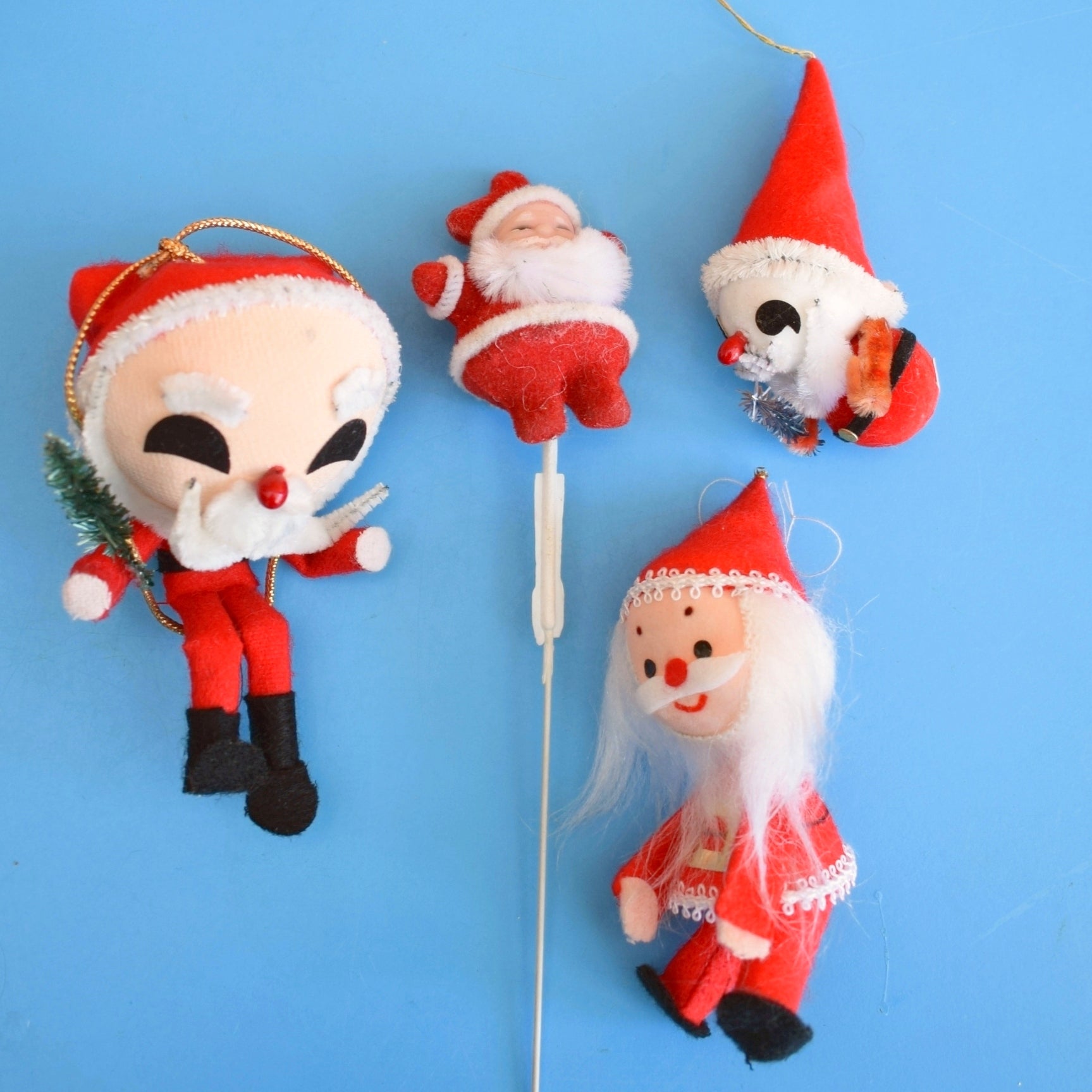 Vintage Kitsch Pixie online Santa's