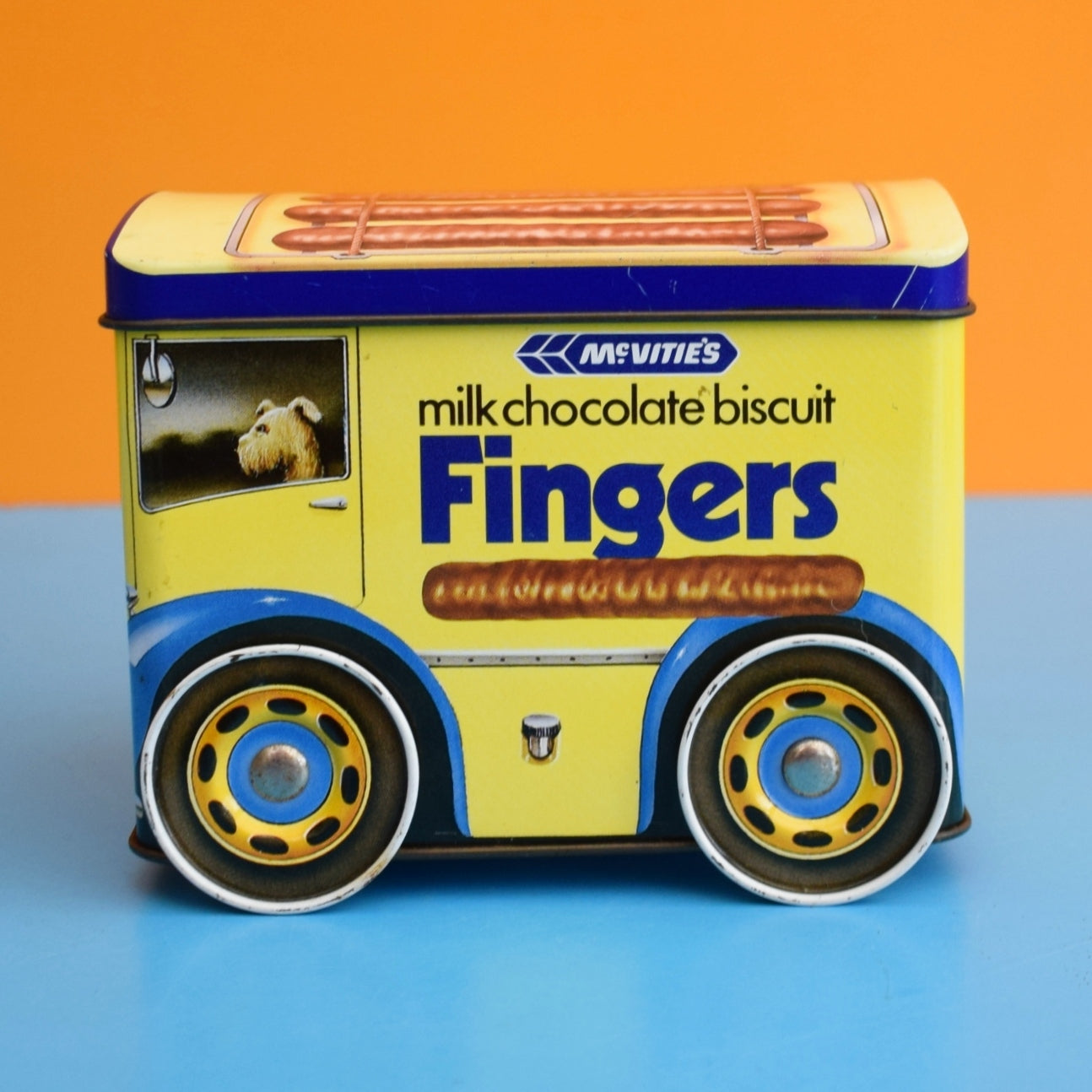 Vintage 1980s Delivery Van Tin - Chocolate Fingers