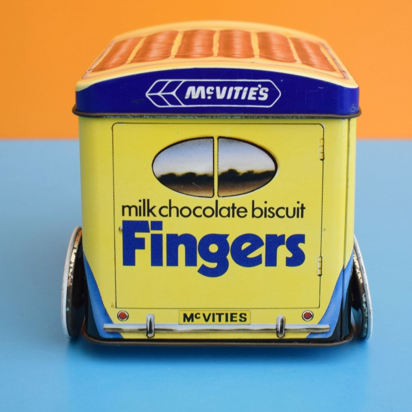 Vintage 1980s Delivery Van Tin - Chocolate Fingers