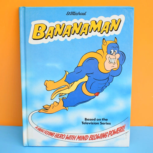 Vintage 1990s Bananaman Book Banana Man