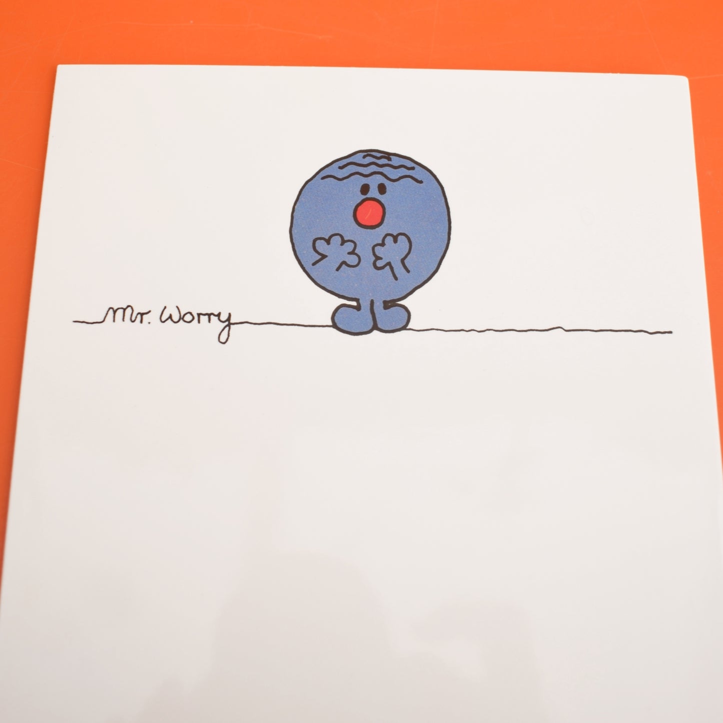 Vintage 1980s Birthday Greeting Card - Mr Men - Choice #2