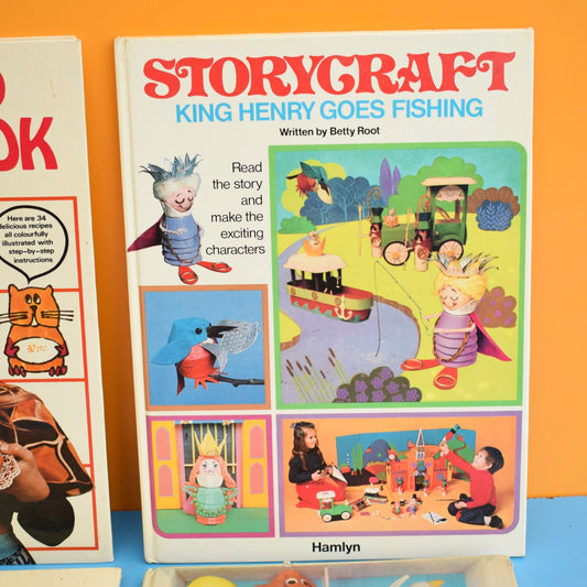 Vintage 1970s Kids Books- Cooking & Craft