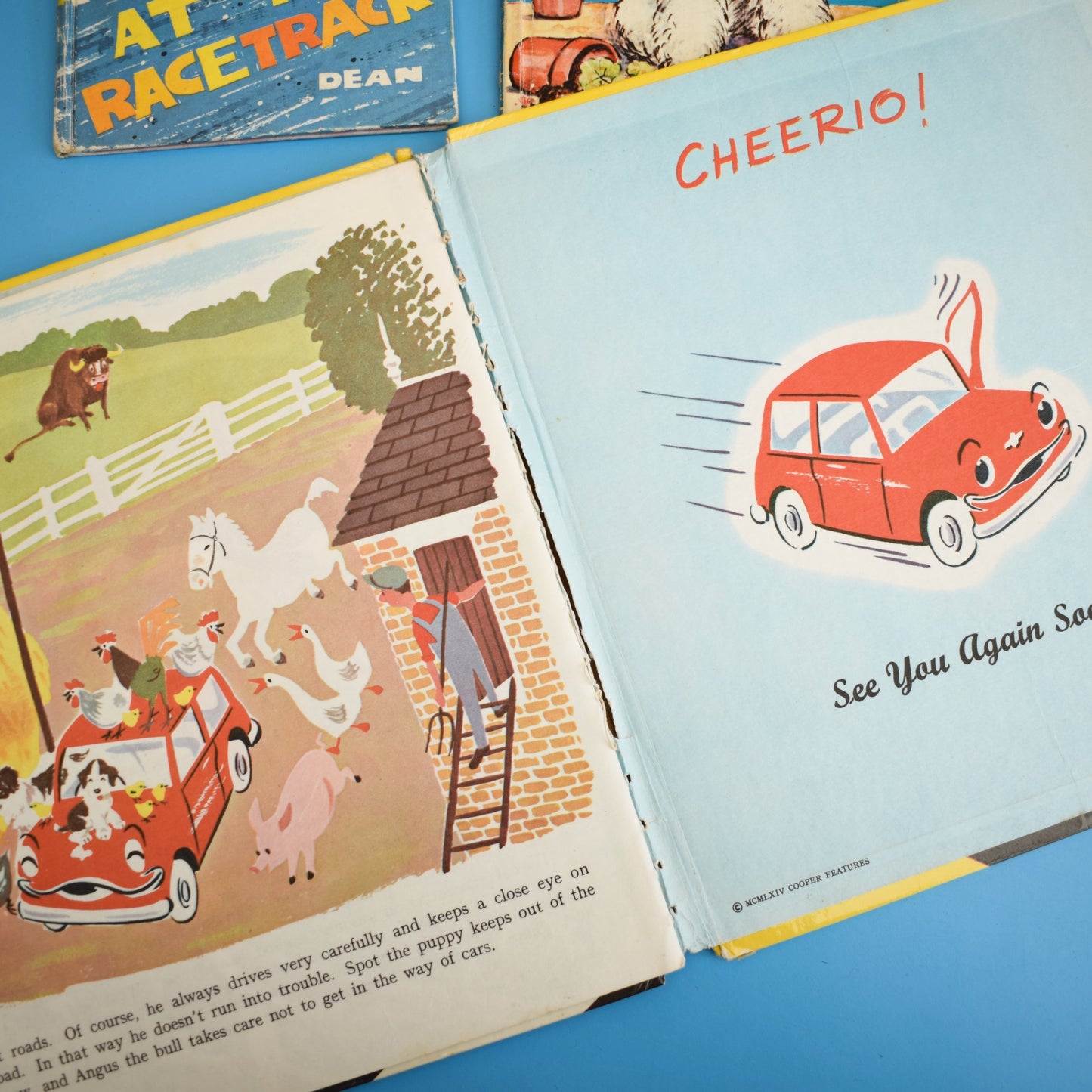 Vintage 1960s Kids Books- Speedy The Mini