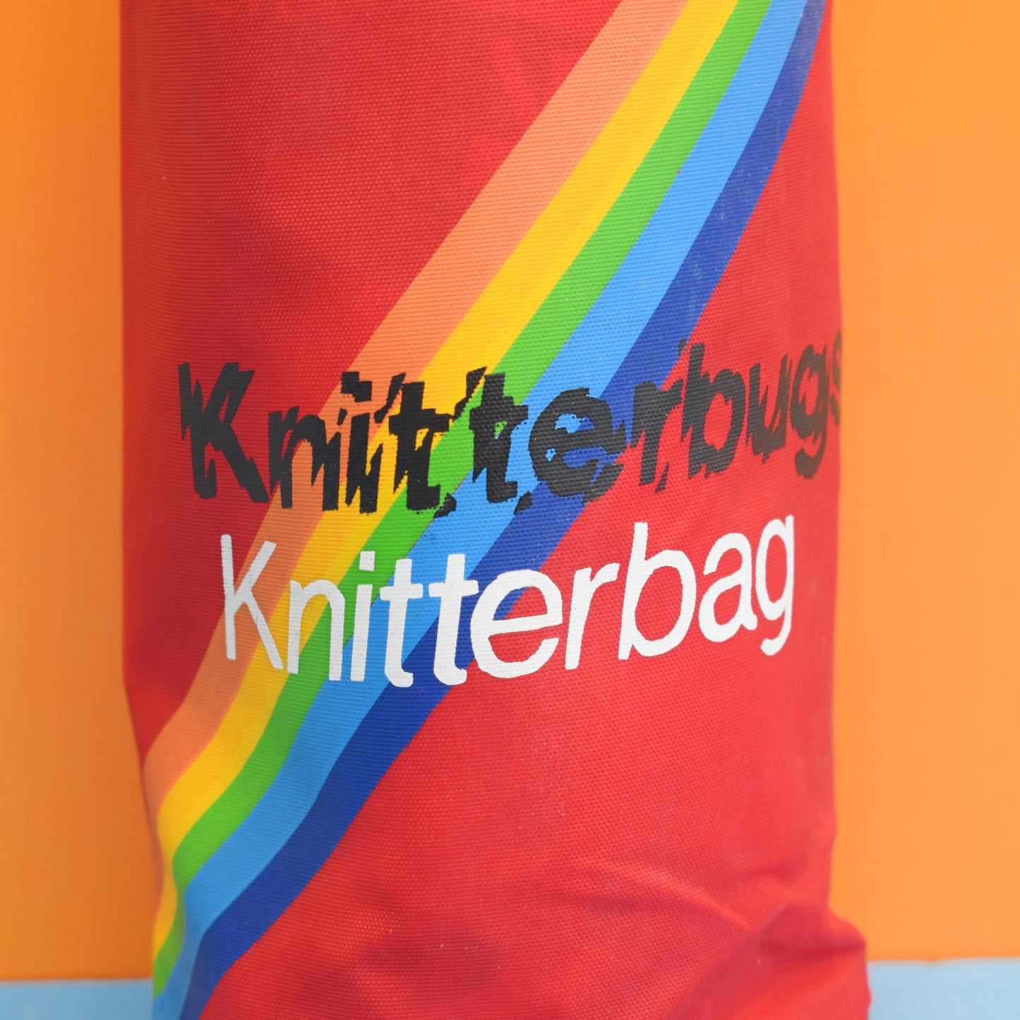 Vintage 1980s Vinyl knitterbug Rainbow Set