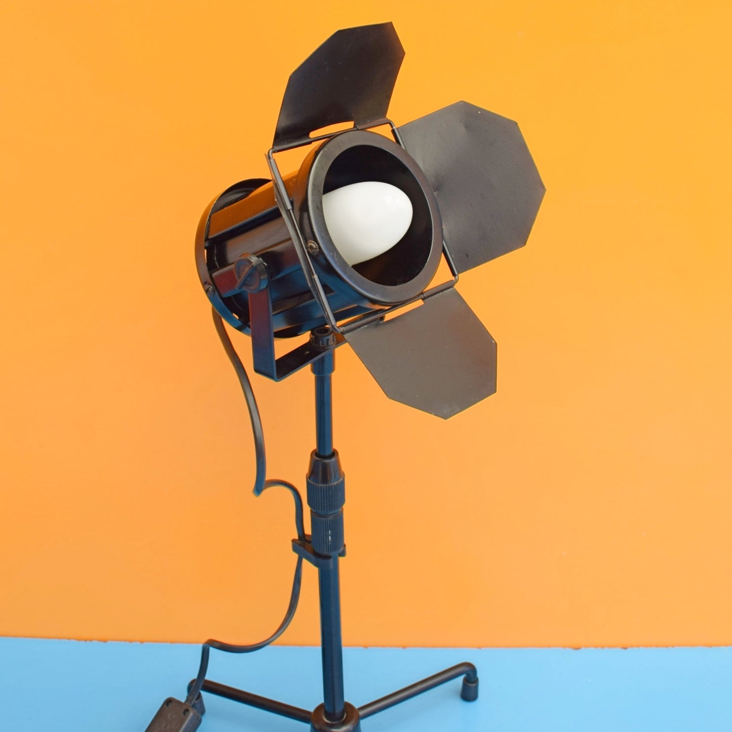 Vintage 1980s Studio Desk Lamp -Black