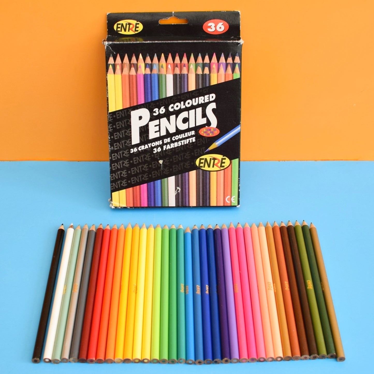 Vintage 1990s Rainbow Pencils - Entre