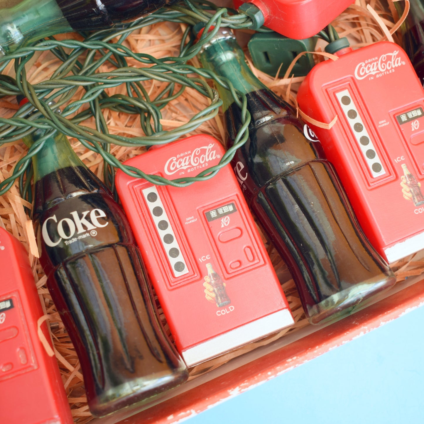 Vintage 1990sString Light Sets - Coke / Coca Cola