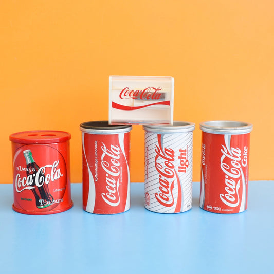 Vintage 1990s Pencil Sharpeners - Coke / Coca Cola