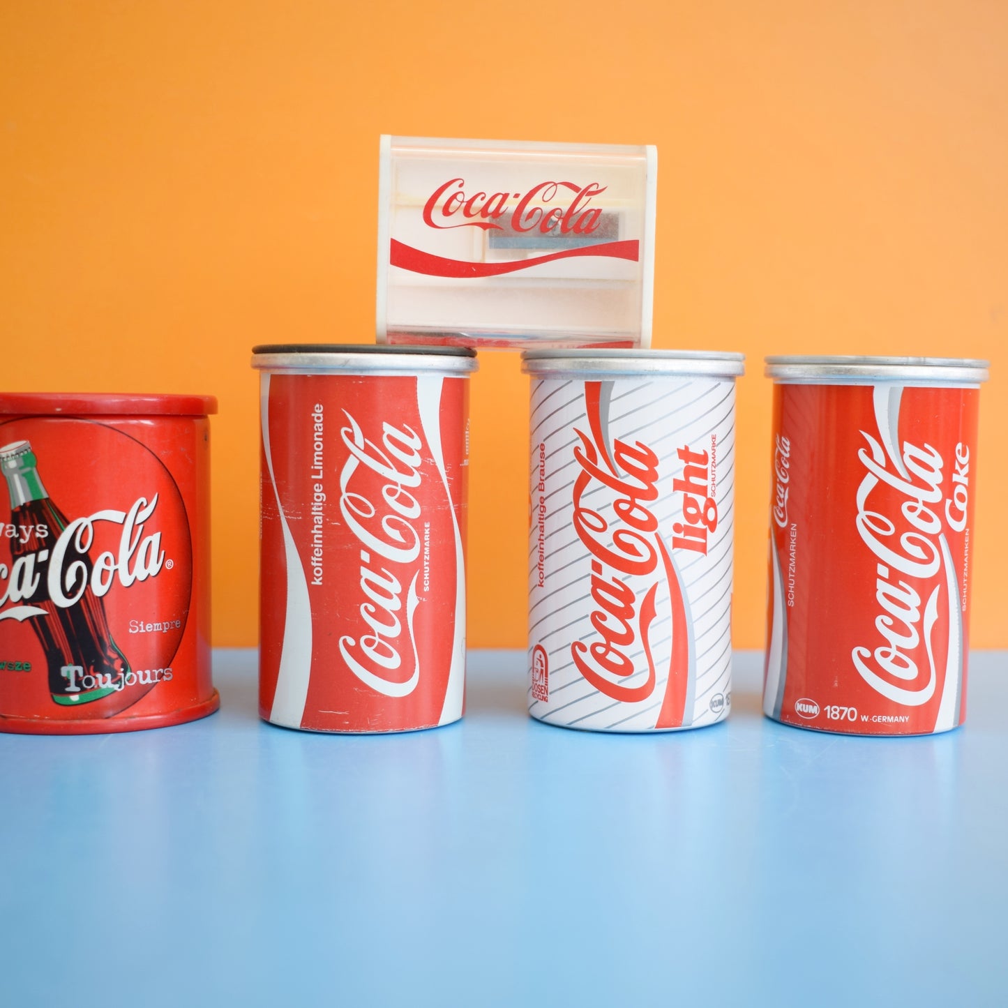 Vintage 1990s Pencil Sharpeners - Coke / Coca Cola