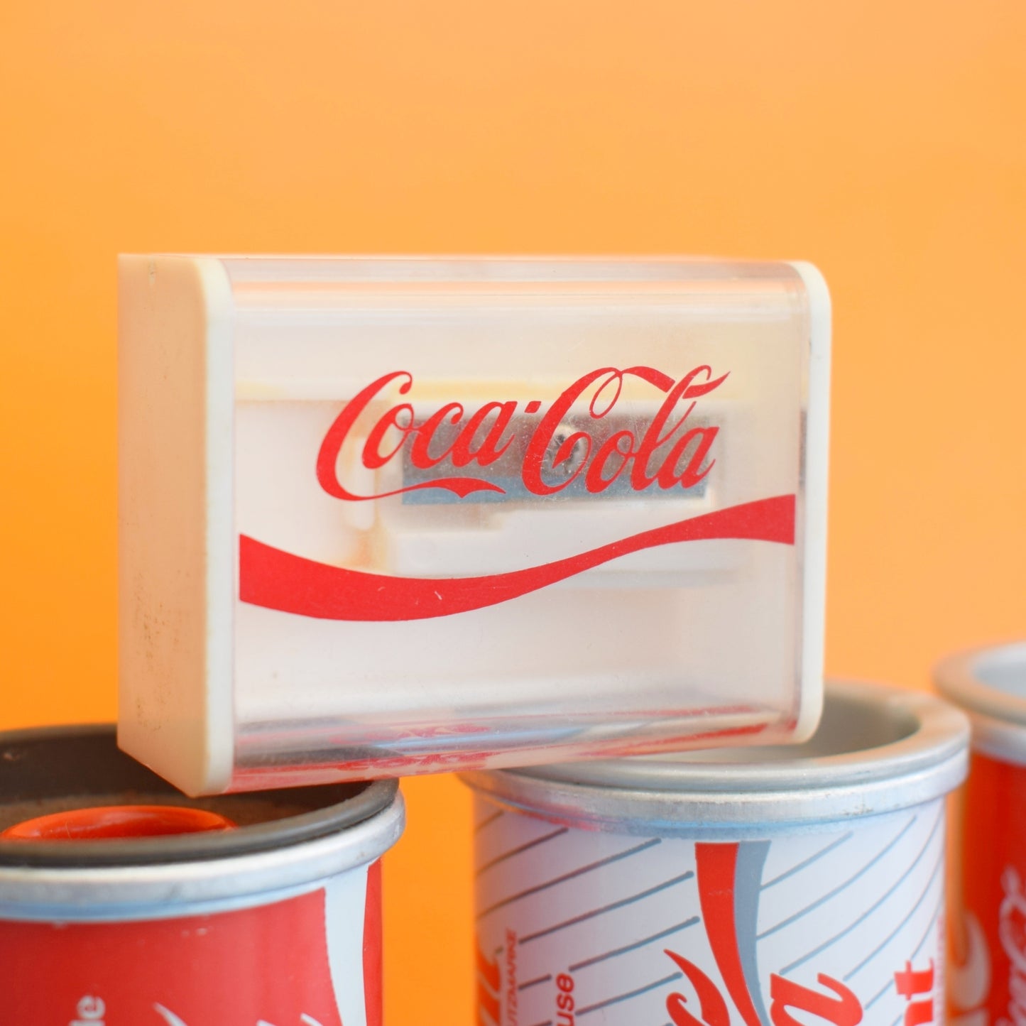 Vintage 1990s Pencil Sharpeners - Coke / Coca Cola