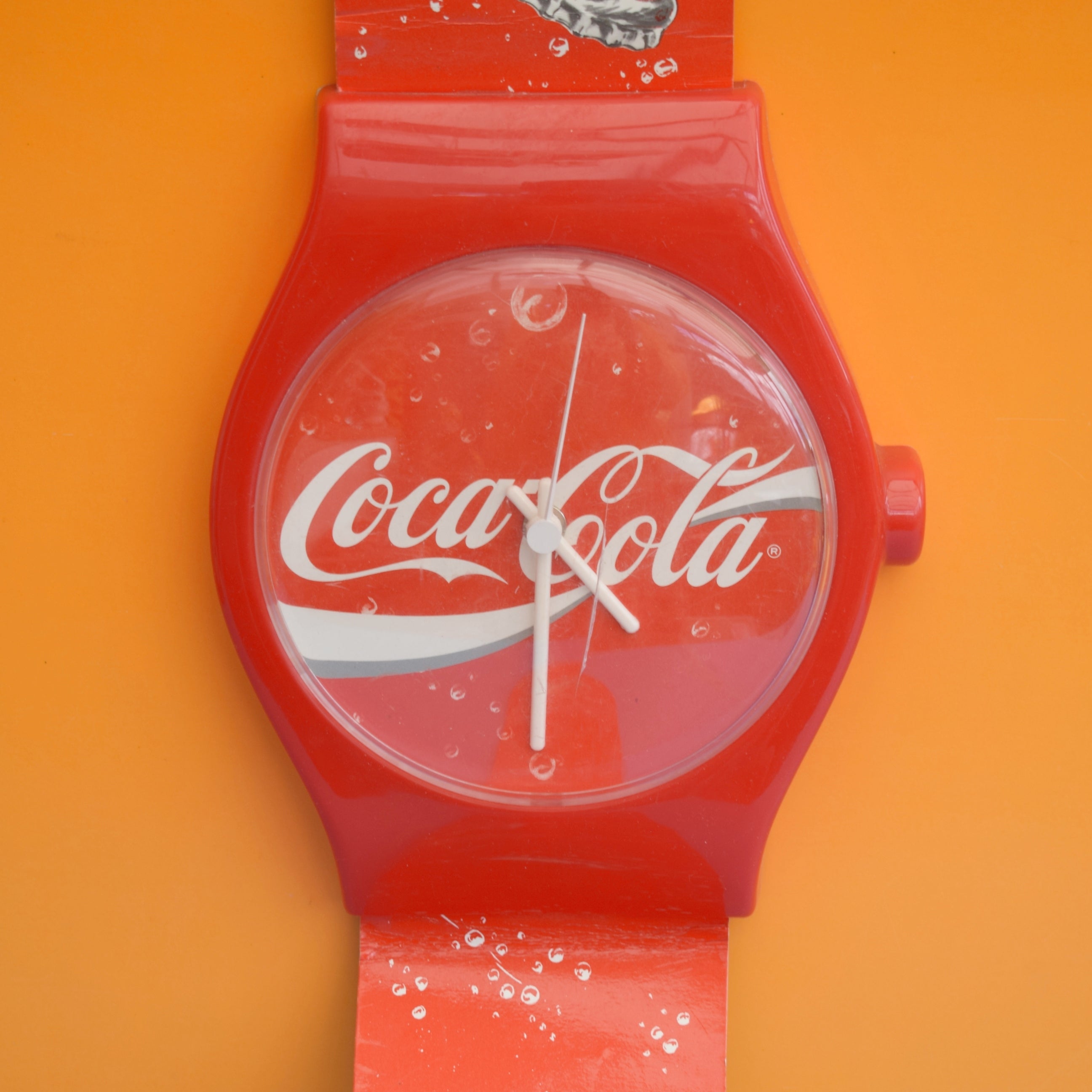 Vintage 1990s Giant Watch Wall Clock - Coca Cola – Pineapple Retro