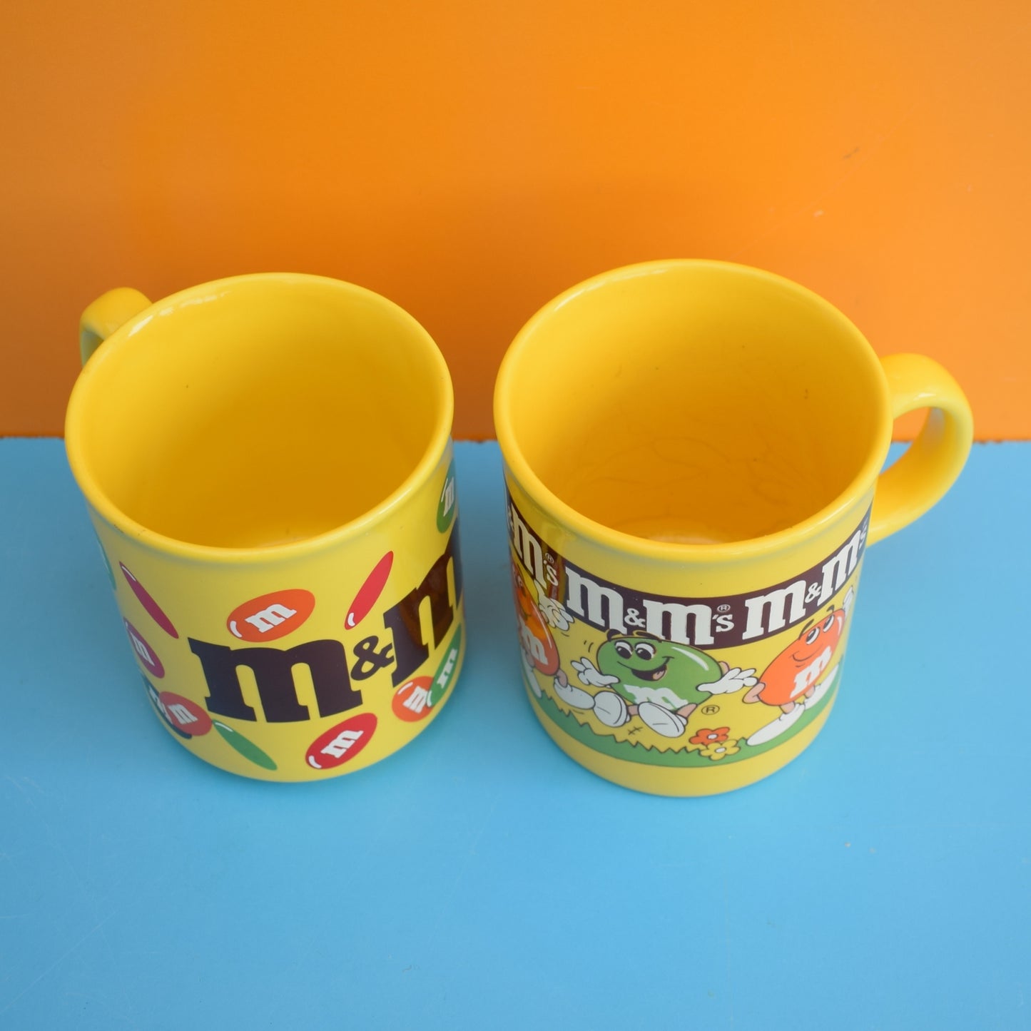 Vintage 1980s Mugs - M&M Chocolate