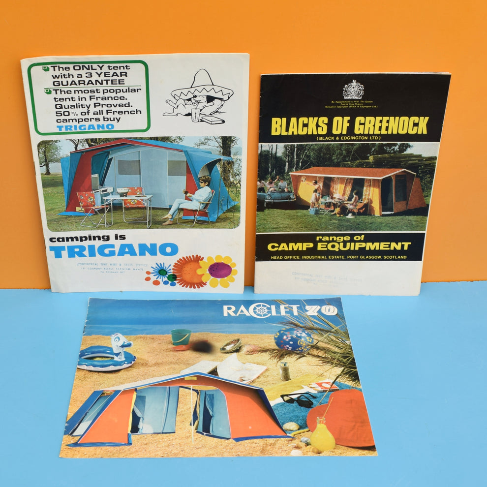 Vintage 1970s Camping  Tent Brochures – Pineapple Retro