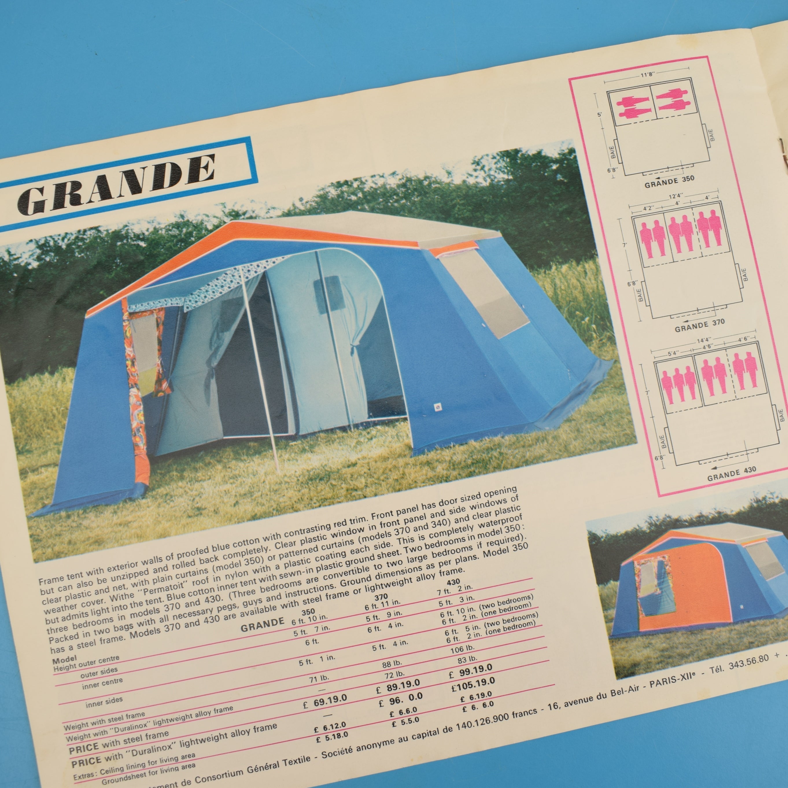 Vintage 1970s Camping/ Tent Brochures – Pineapple Retro