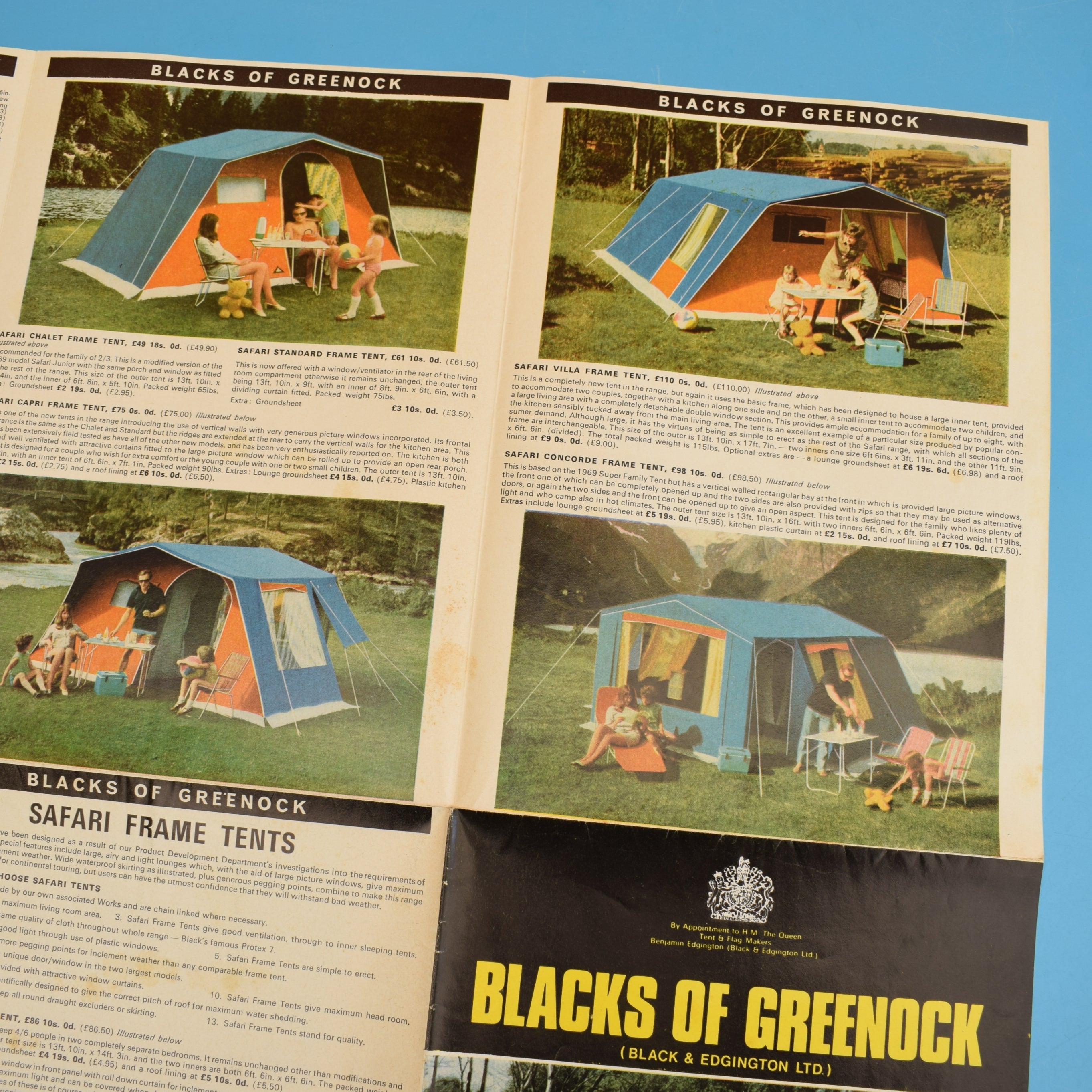 Vintage 1970s Camping/ Tent Brochures – Pineapple Retro