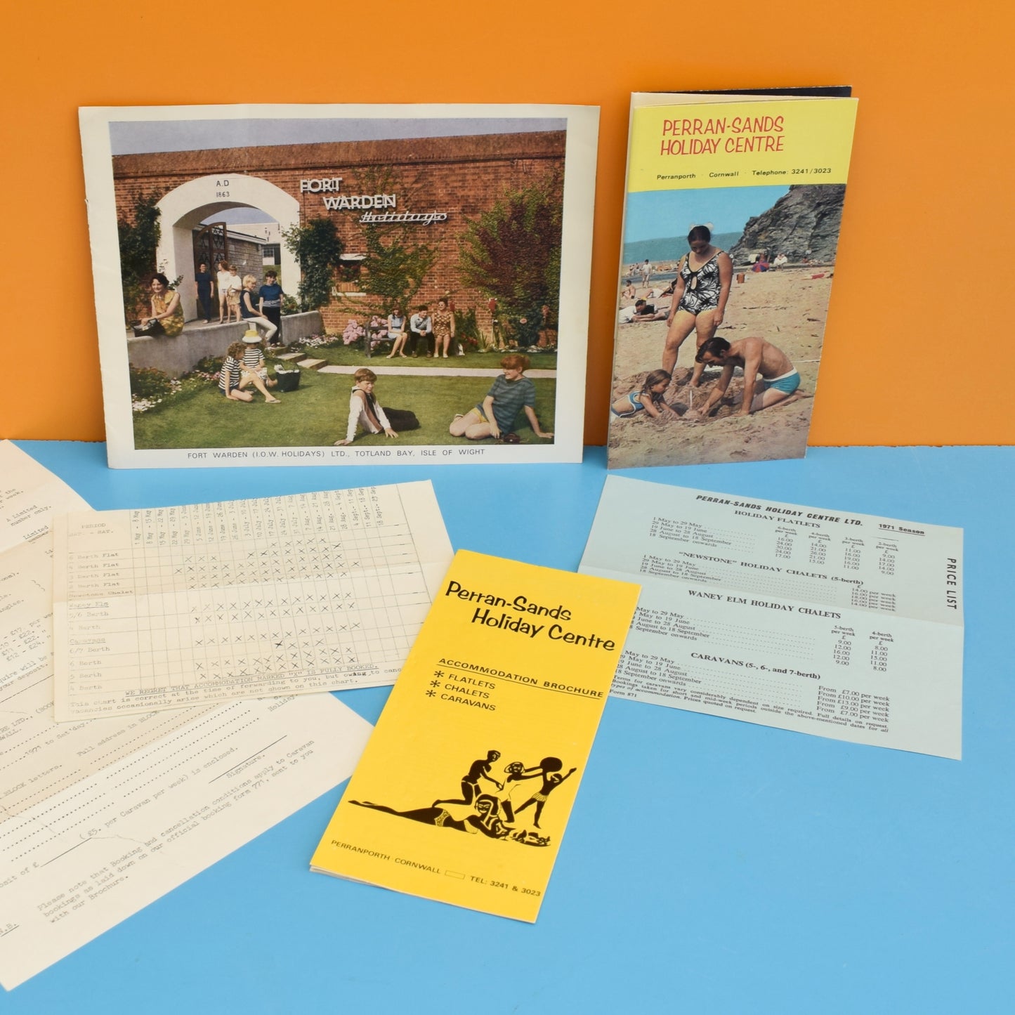 Vintage 1970s Holiday Camp Brochures