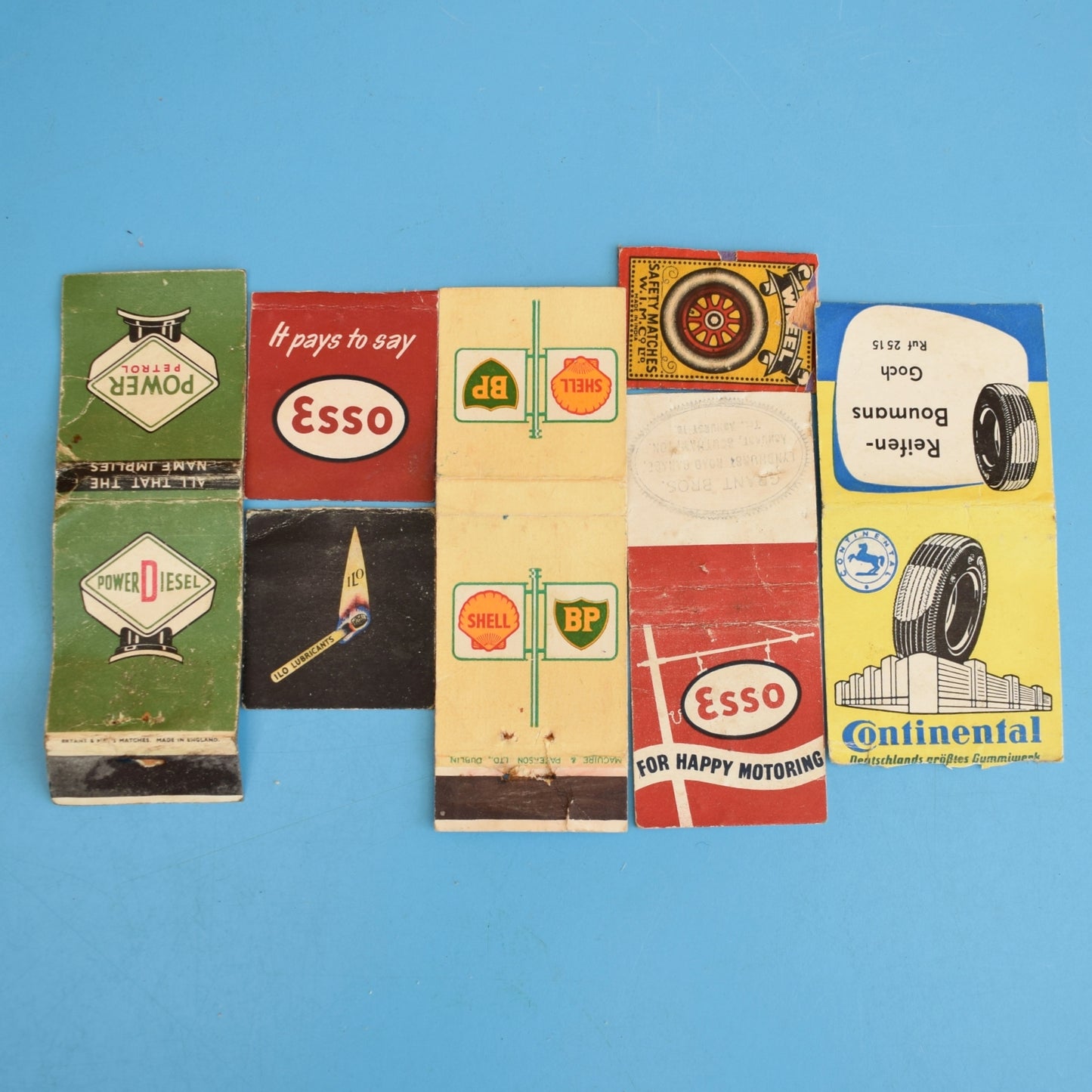 Vintage 1940s Matchboxes / Matchbook Covers - Amazing Designs