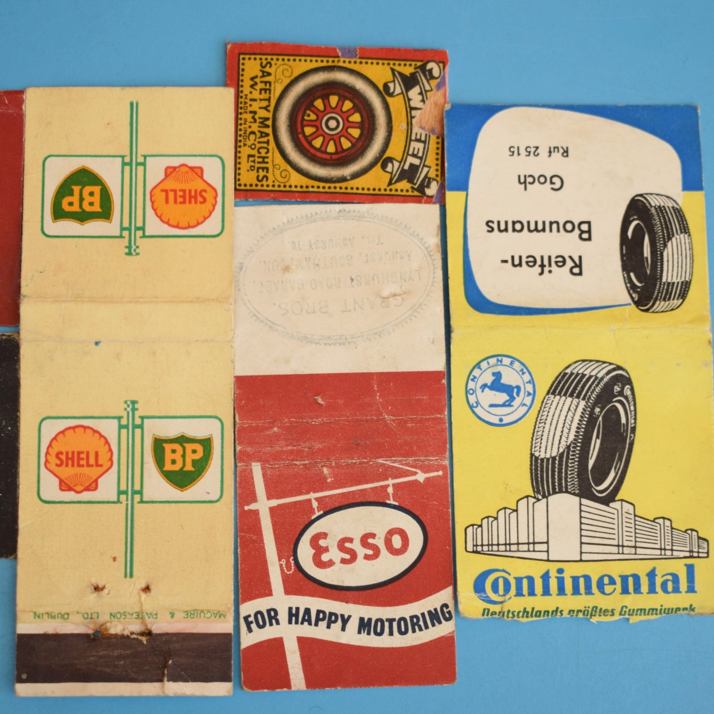 Vintage 1940s Matchboxes / Matchbook Covers - Amazing Designs