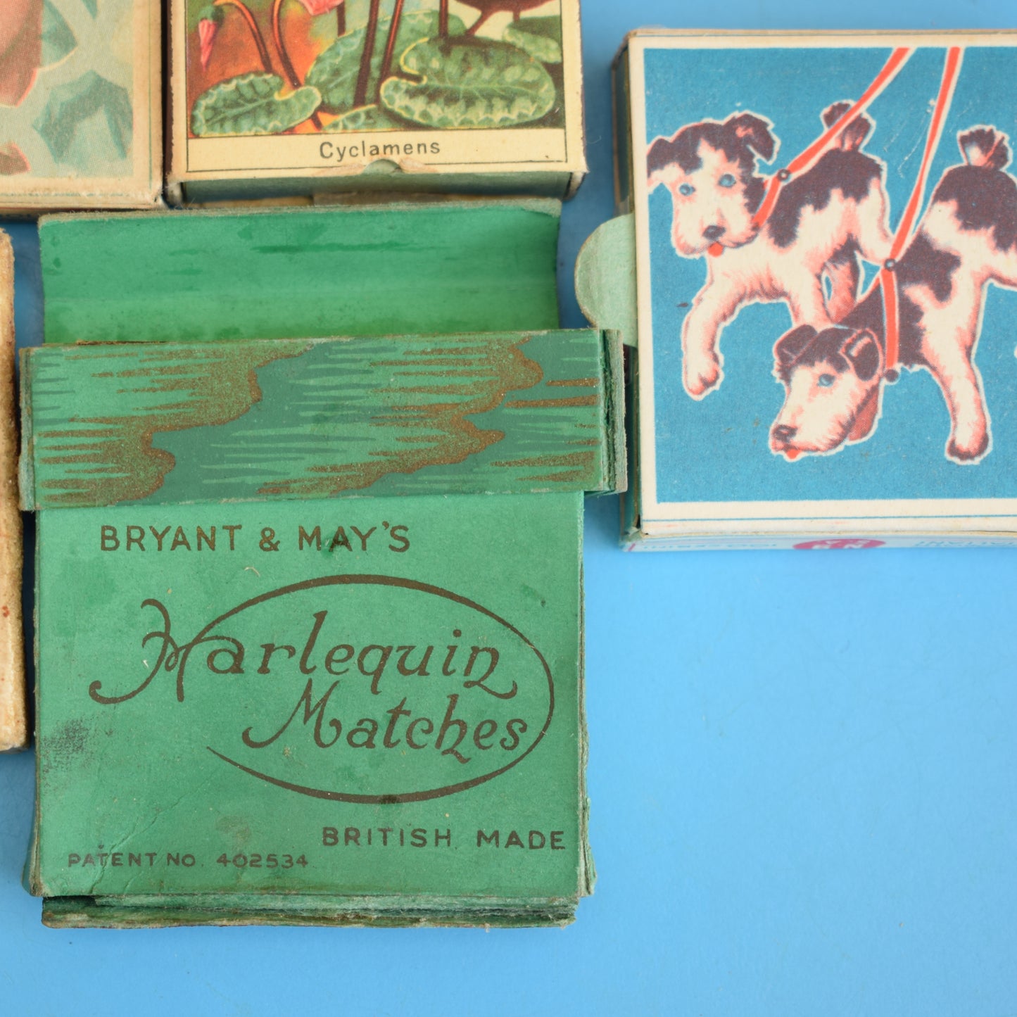 Vintage 1940s Matchboxes / Matchbook Covers - Amazing Designs