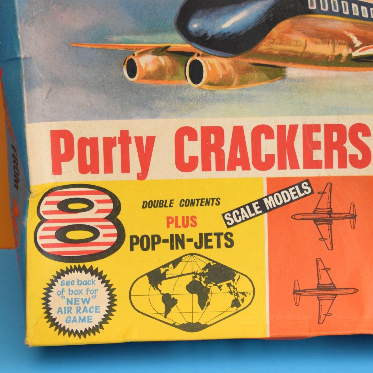 Vintage 1960s Boxed Crackers - Air Race Aeroplane Kits - Mansell