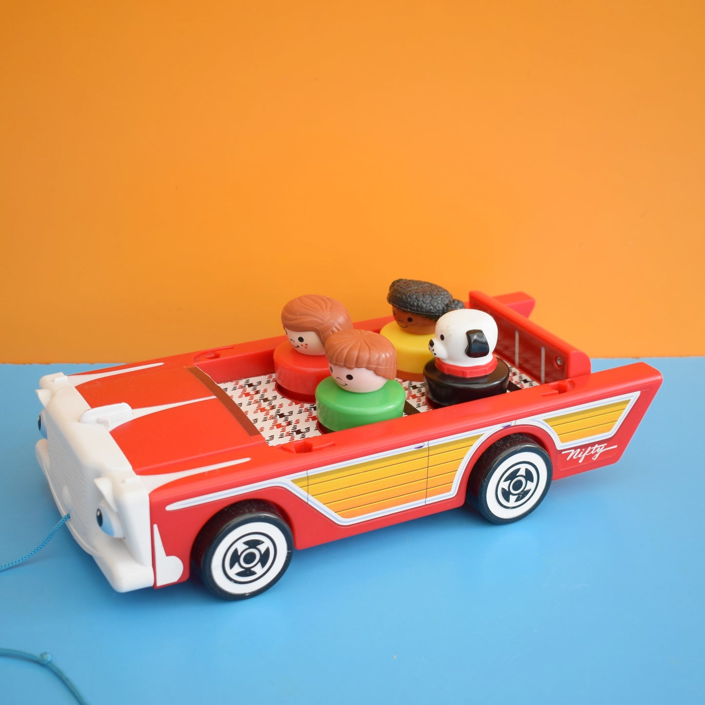 Vintage 1990s Fisher Price - Nifty Station Wagon Car