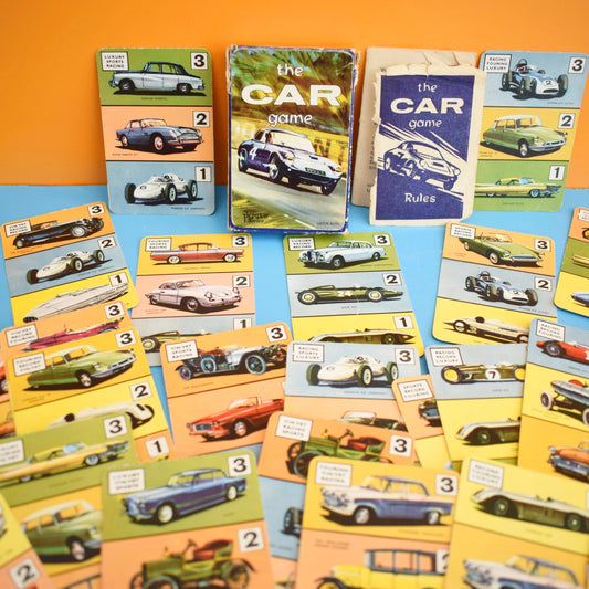 Vintage 1960s Card Game - The Car Game - Pepys