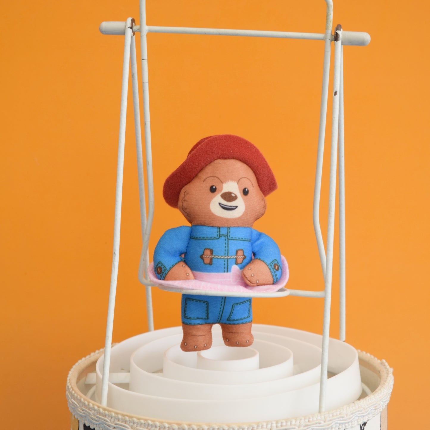 Vintage 1970s Paddington Bear Swing Lamp