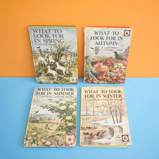 Vintage 1960s Ladybird Books - What to Look For In Spring, Summer, Autumn, Winter