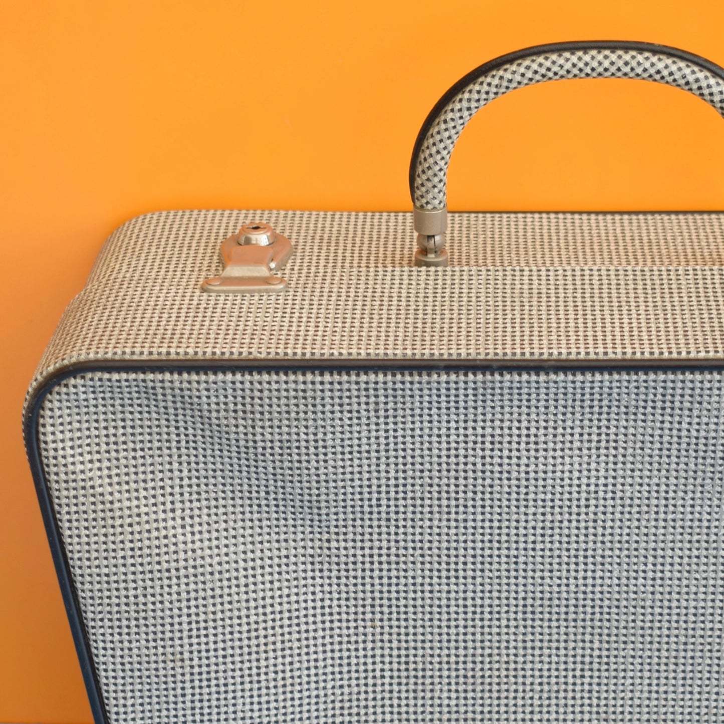 Vintage 1950s Vanity / Train Case - Revelation - Monochrome