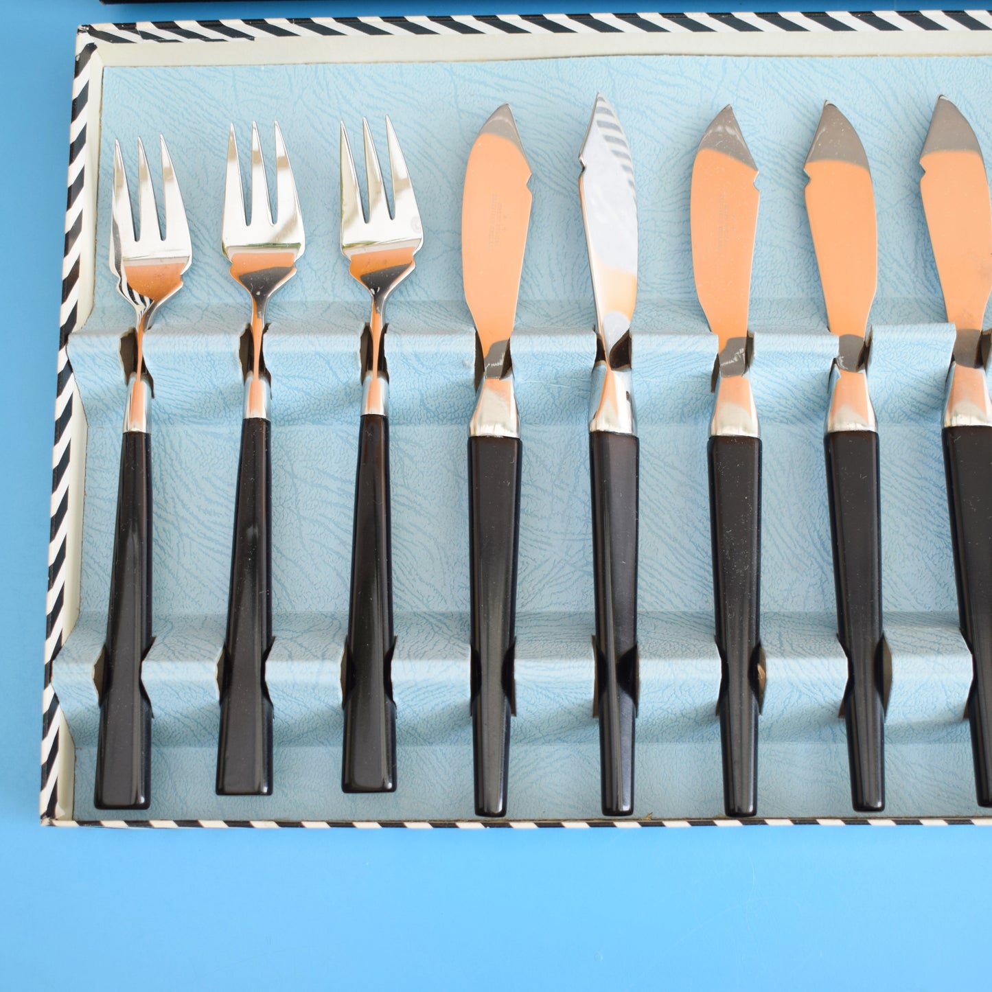 Vintage 1960s Fish Cutlery Set - Joseph Rogers- Boxed