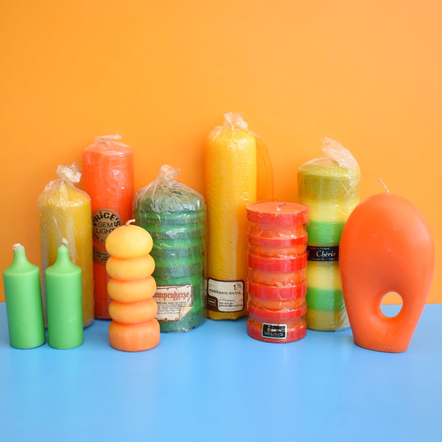 Vintage 1970s Unused Candles - Various Colours / Styles