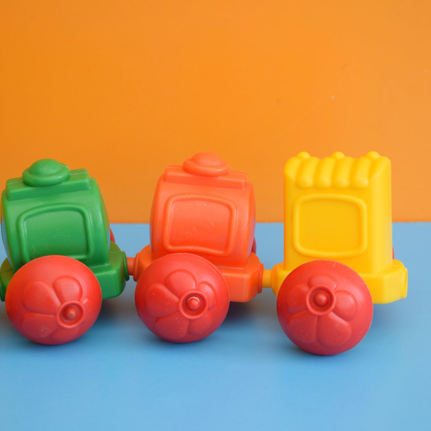 Vintage 1980s Wibbly Wobbly Train Toy- Playskool