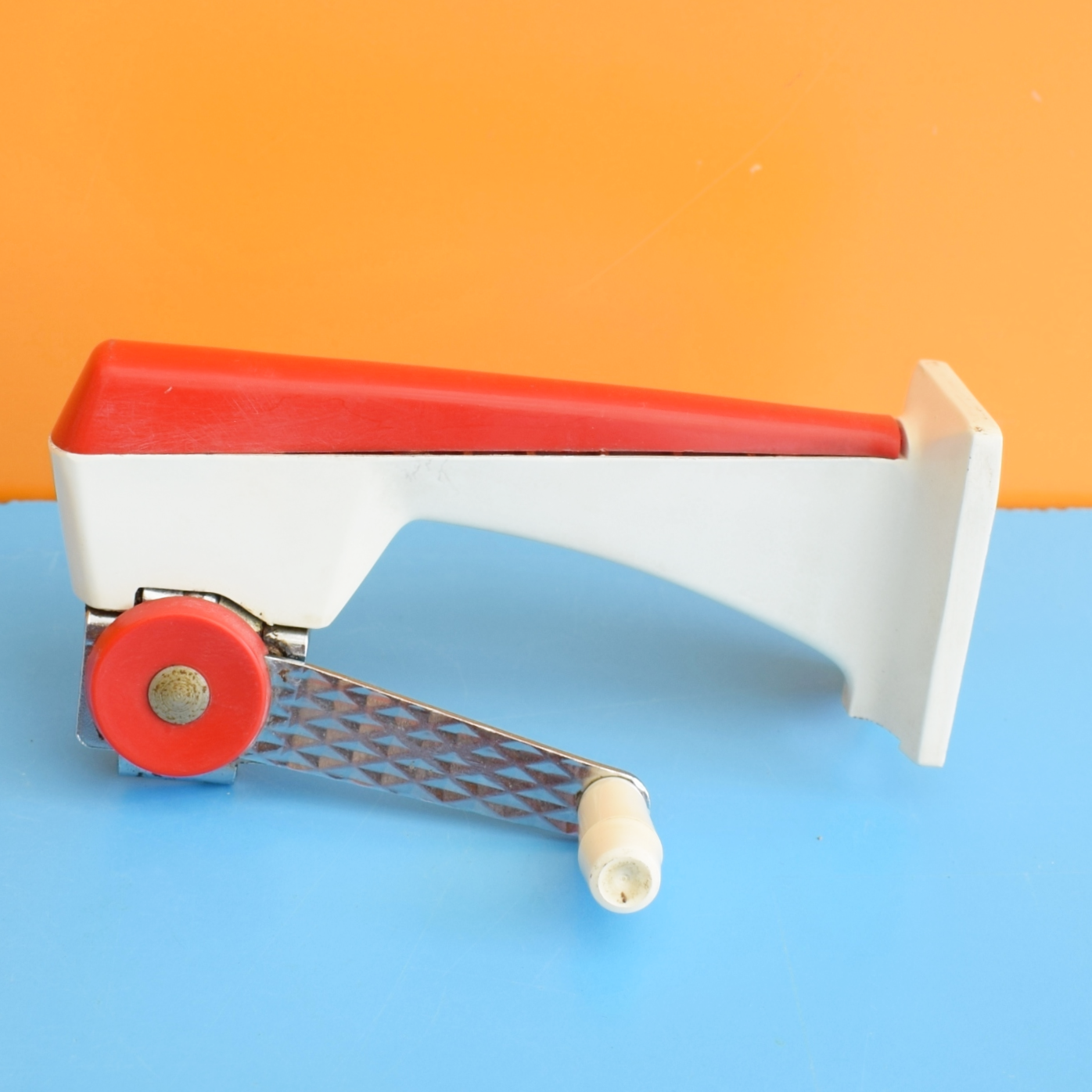 Vintage 1960s Wall Mounted Can Opener - Prestige - Red