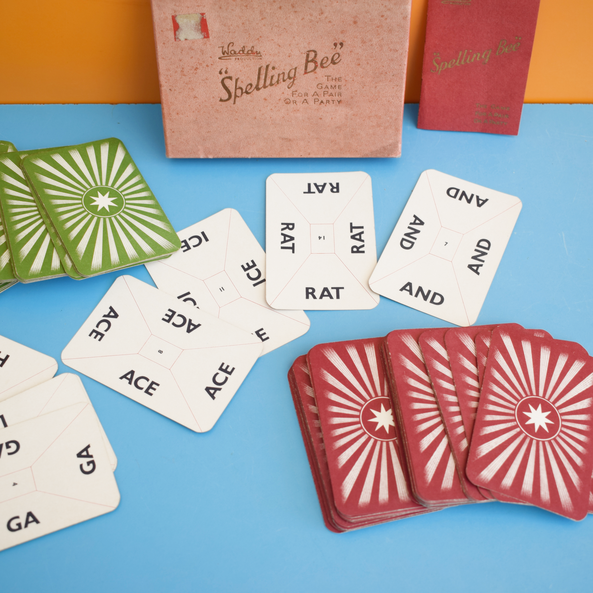 Vintage 1950s Card Game - Spelling Bee – Pineapple Retro