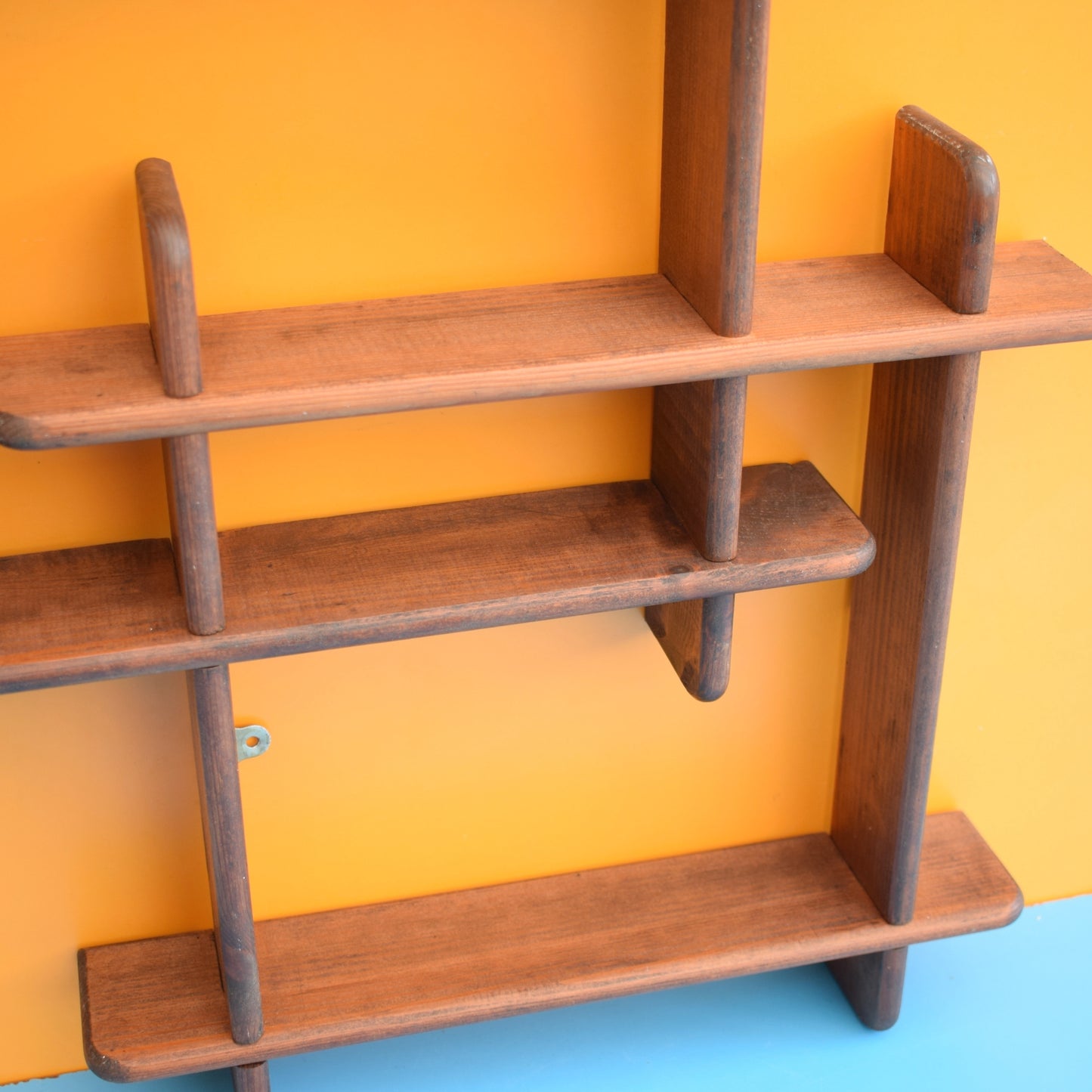 Vintage 1960s Gaybox Wooden Small Shelving Unit