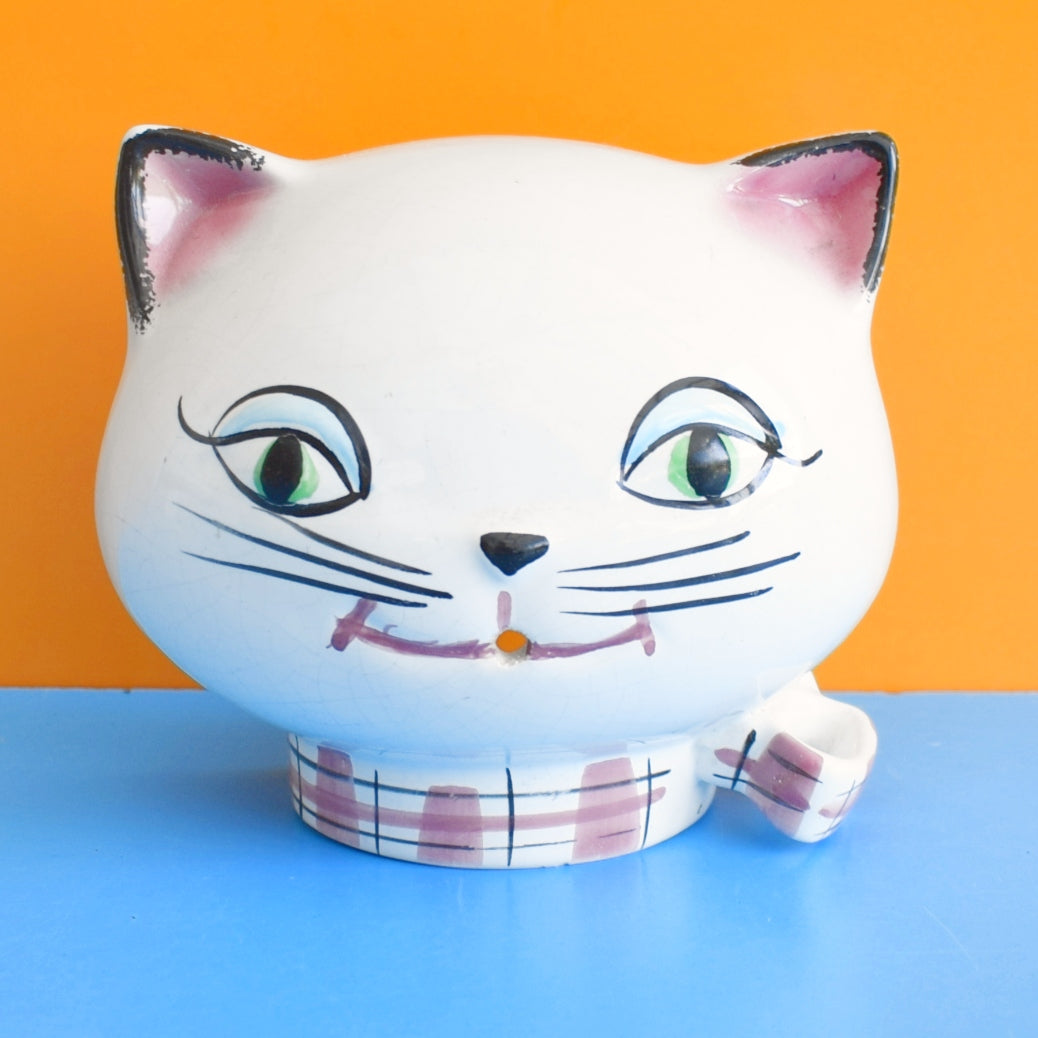 Vintage 1960s Holt Howard - Cat String Holder .