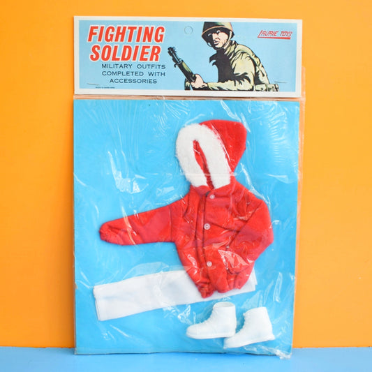 Vintage 1970s Fighting Soldier Carded Dolls Outfit - Action Man Style