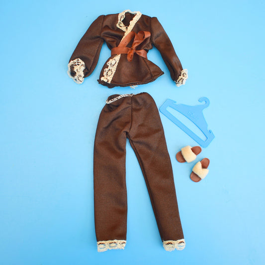 Vintage 1970s Sindy Doll Pyjama Set