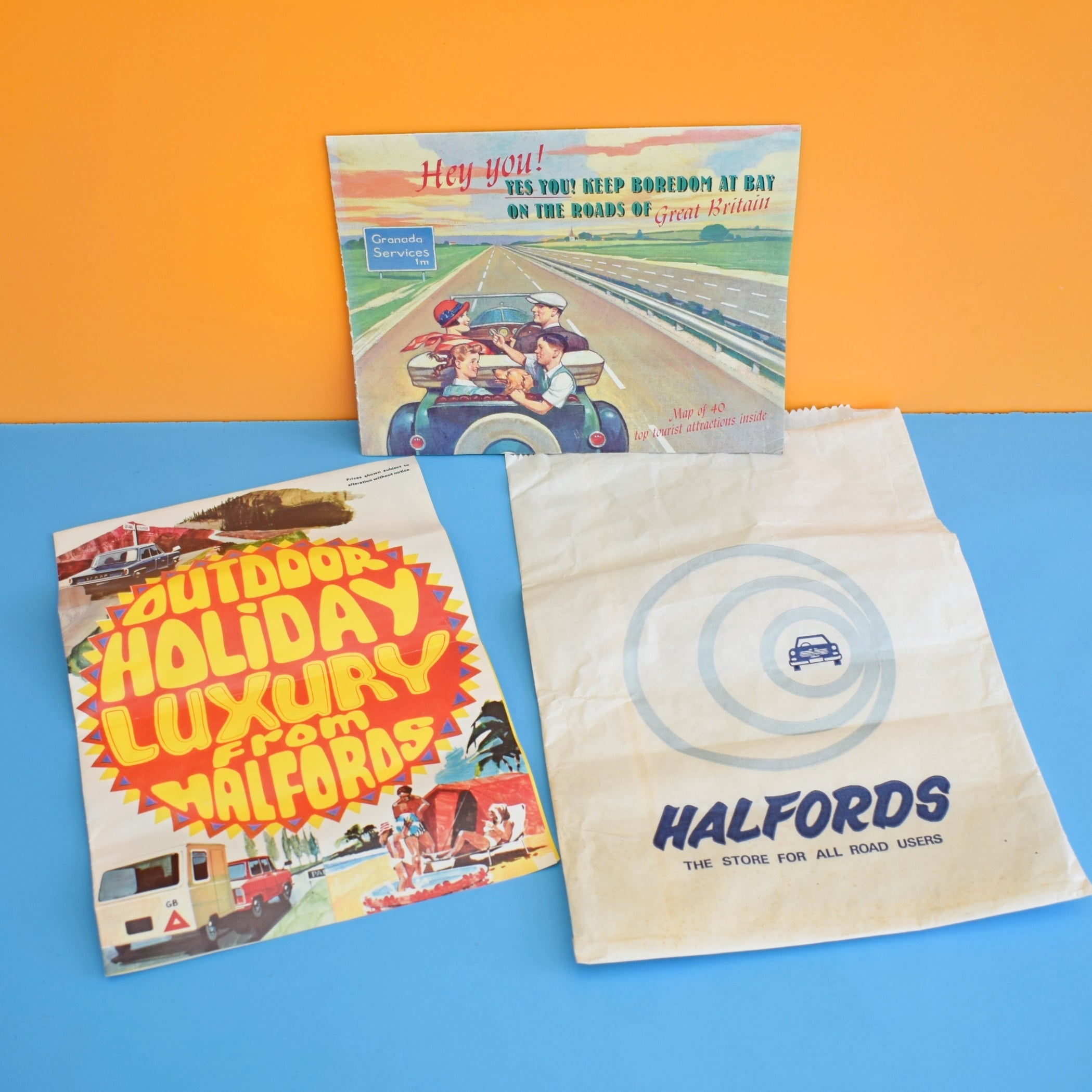 Vintage 1970/90s Halford Camping/Driving Brochures – Pineapple Retro