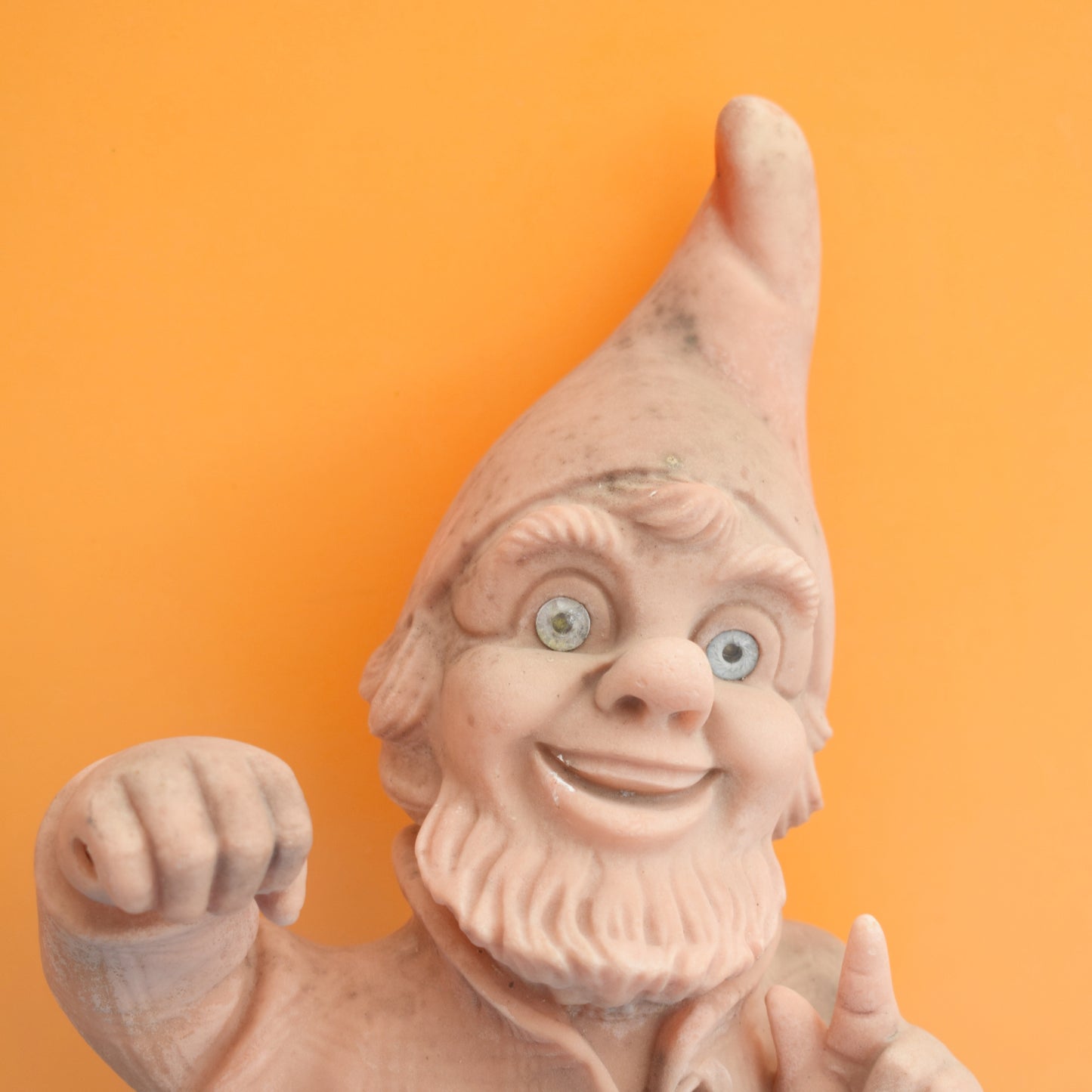 Vintage 1980s Rubber Garden Gnome - W. German Zeho