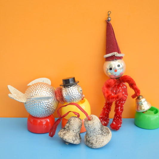 Vintage 1960s Christmas Decorations - Mixed Bits