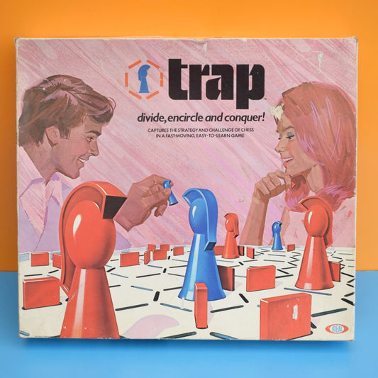 Vintage 1970s Board Game - Trap by Ideal