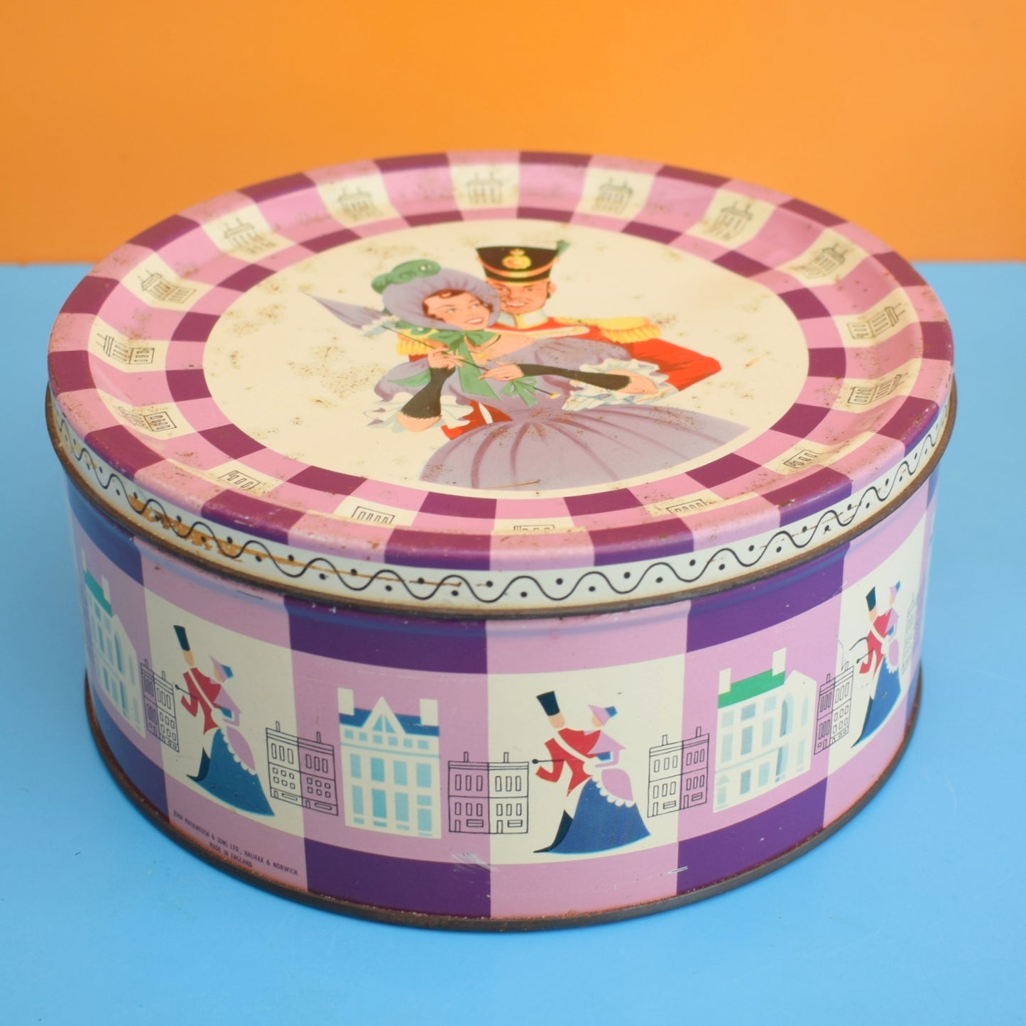 Vintage 1960s Quality Street Chocolate Sweet Tins .