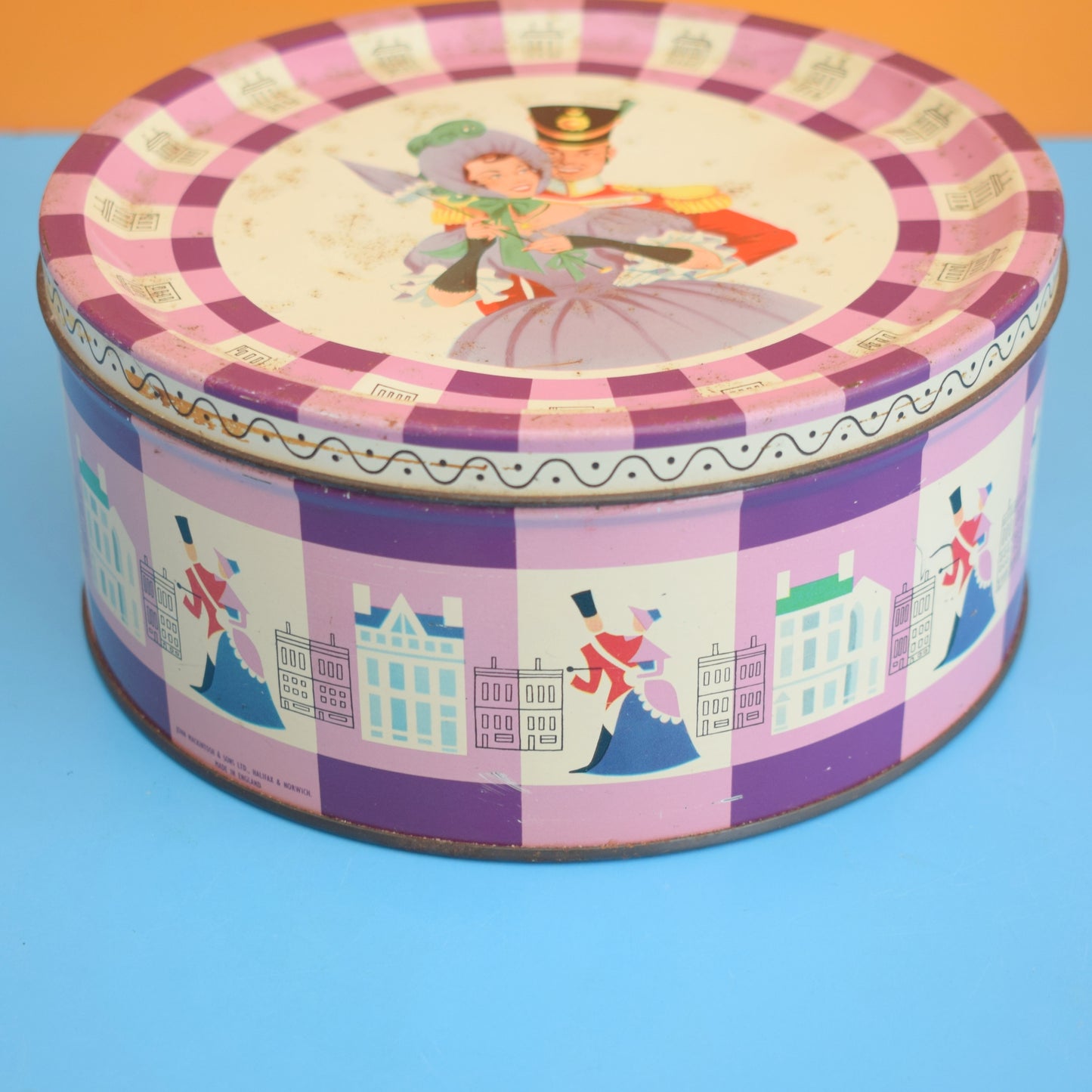 Vintage 1960s Quality Street Chocolate Sweet Tins .