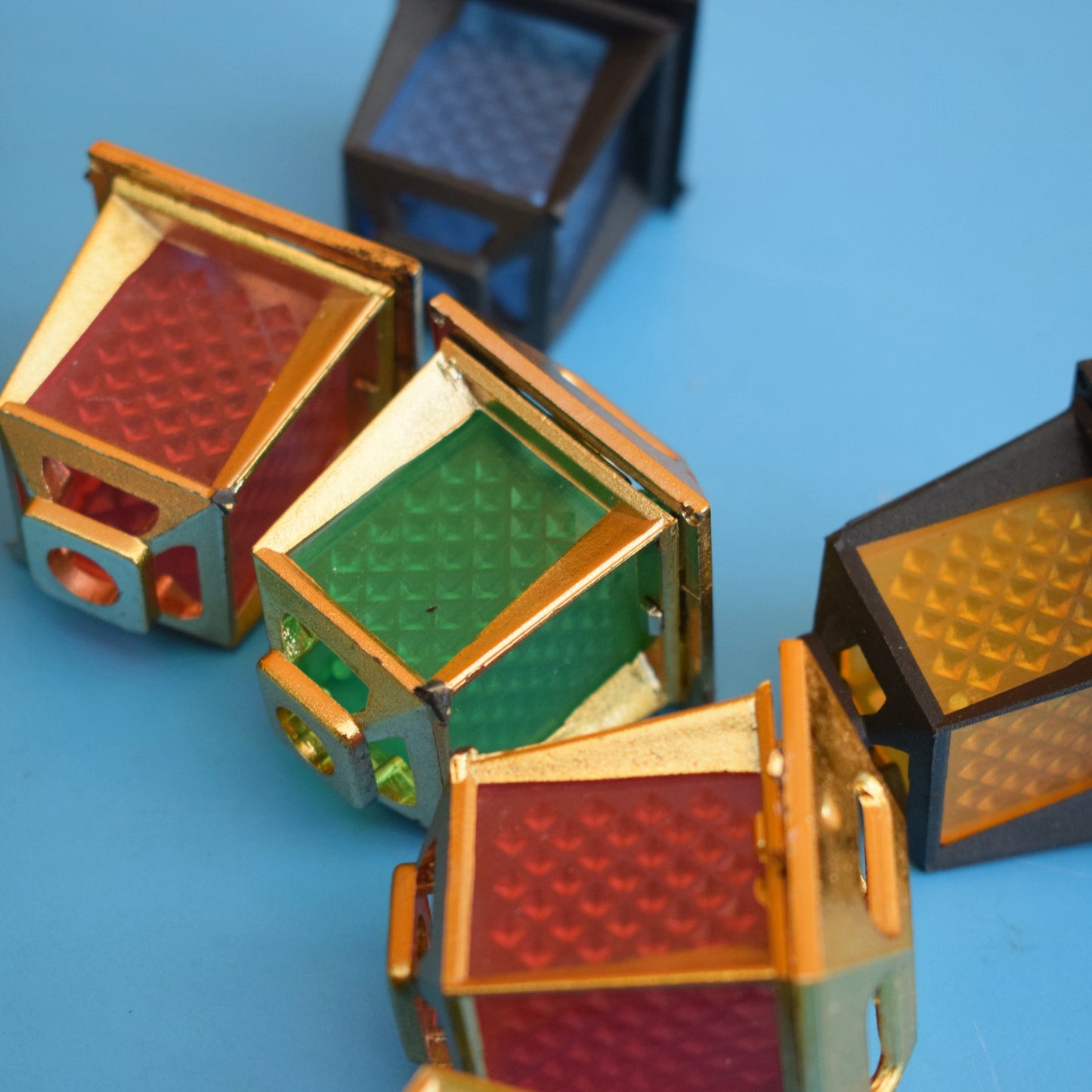 Vintage 1970s Christmas Light Covers - Little Lanterns x18