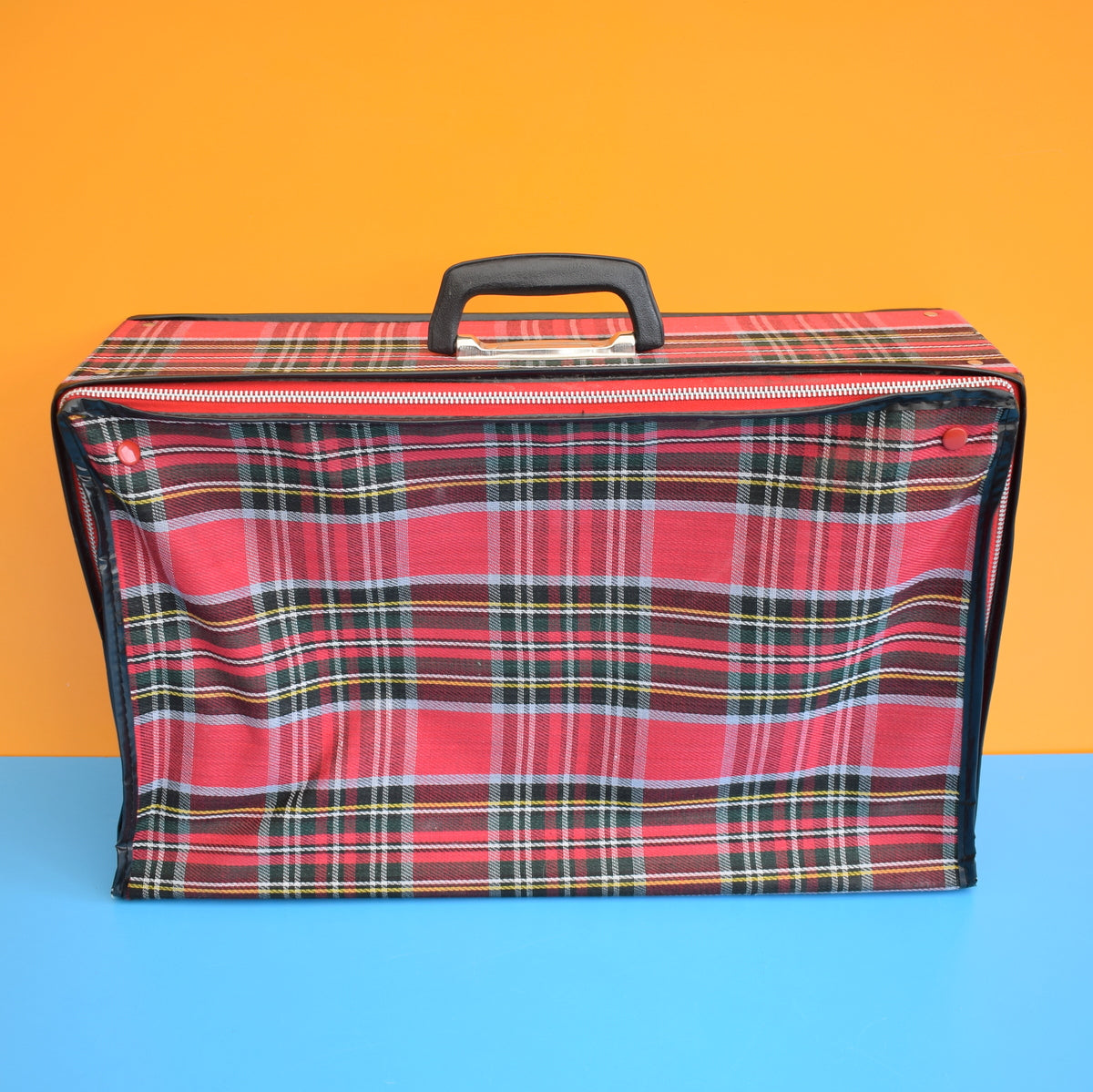 Tartan luggage for sale deals