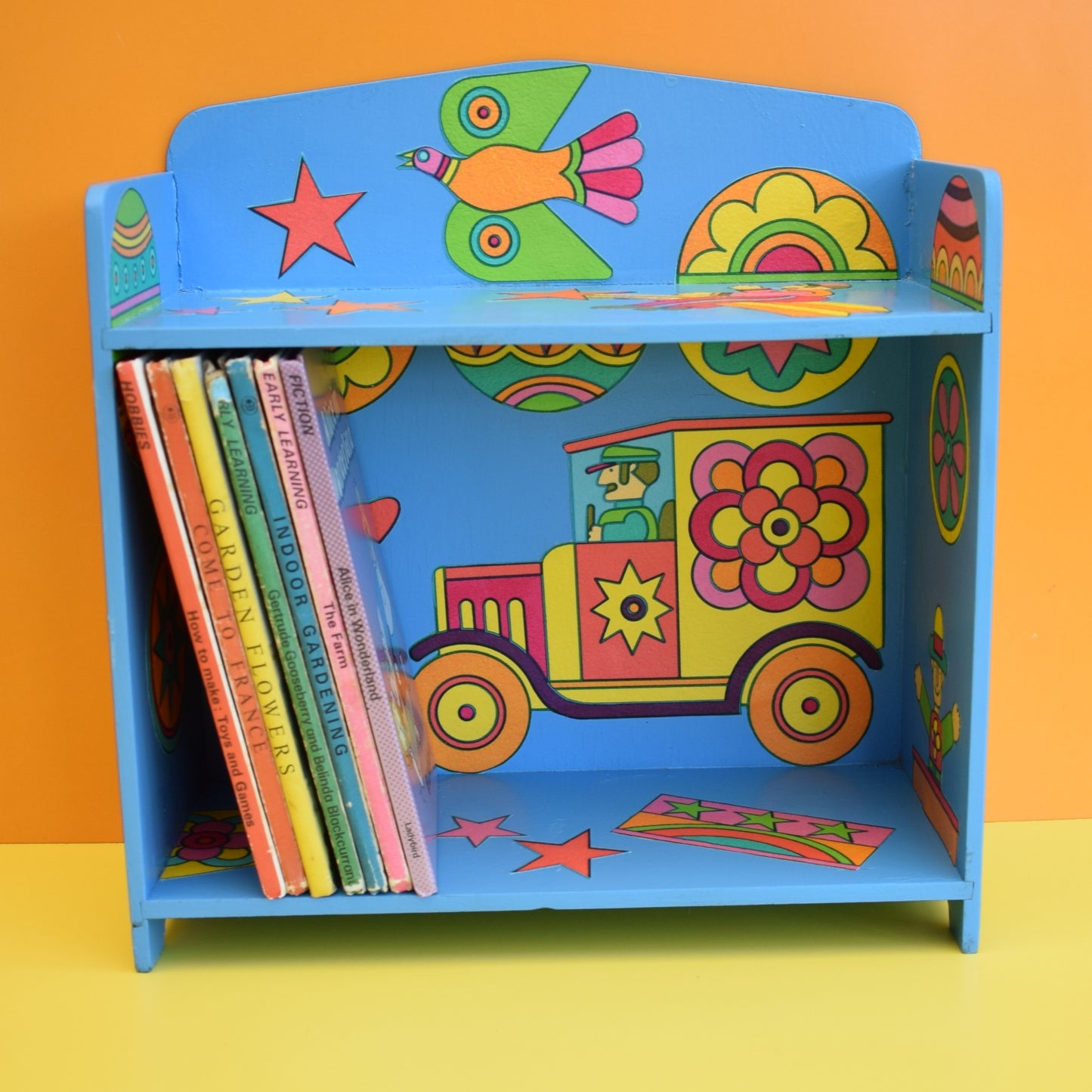 Vintage 1970s Shelf Unit - Vintage Wallpaper