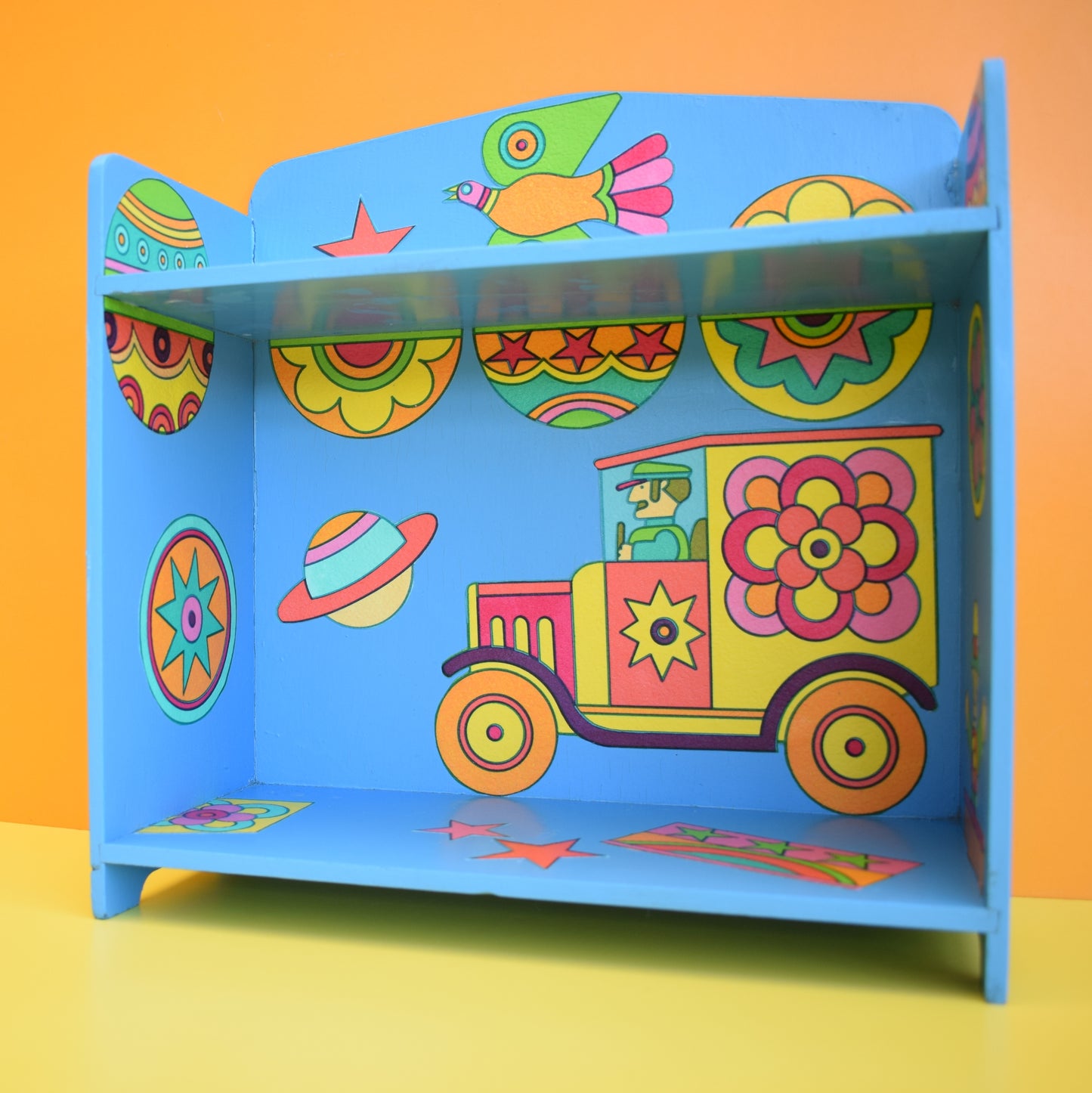 Vintage 1970s Shelf Unit - Vintage Wallpaper