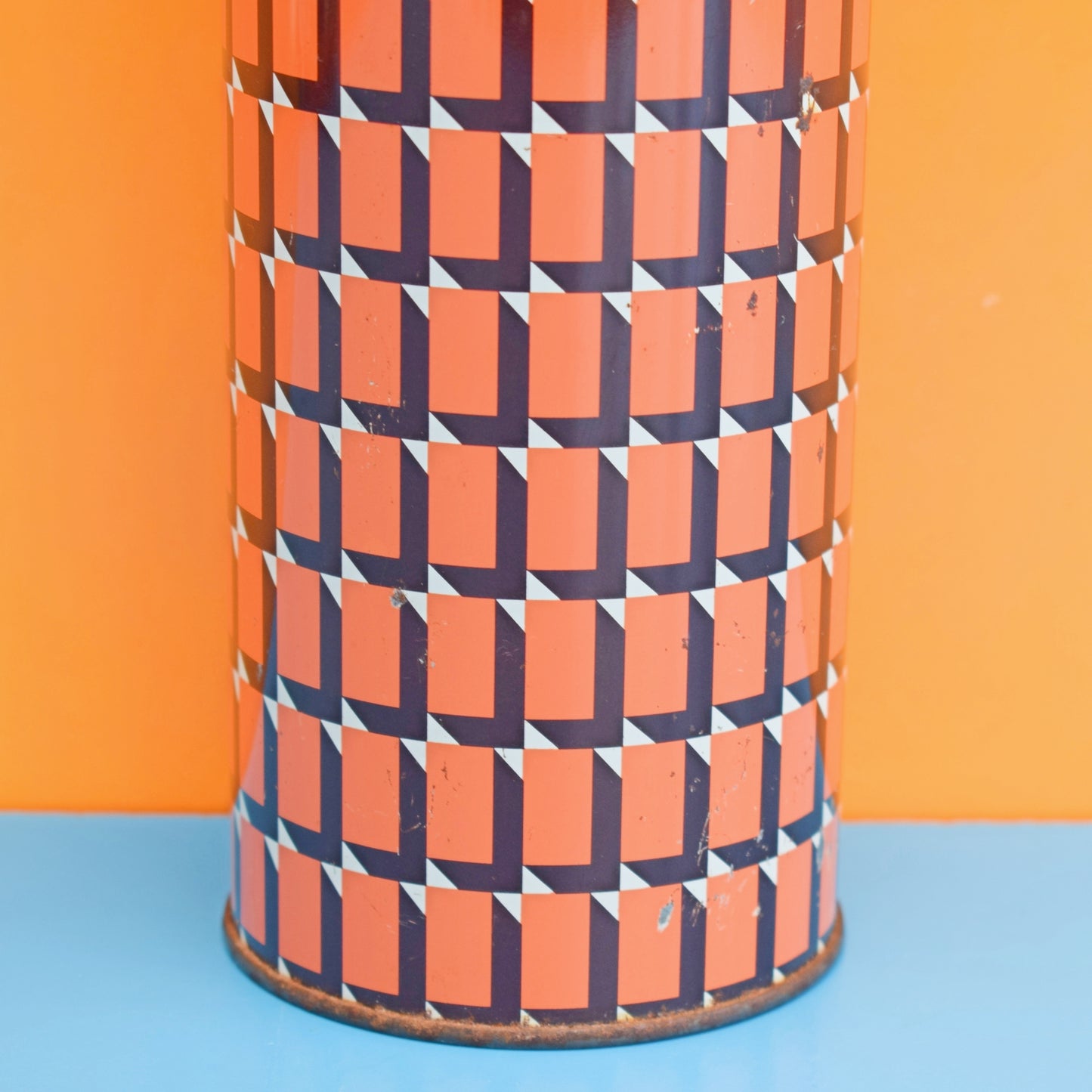 Vintage 1960s Thermos Flask - Orange