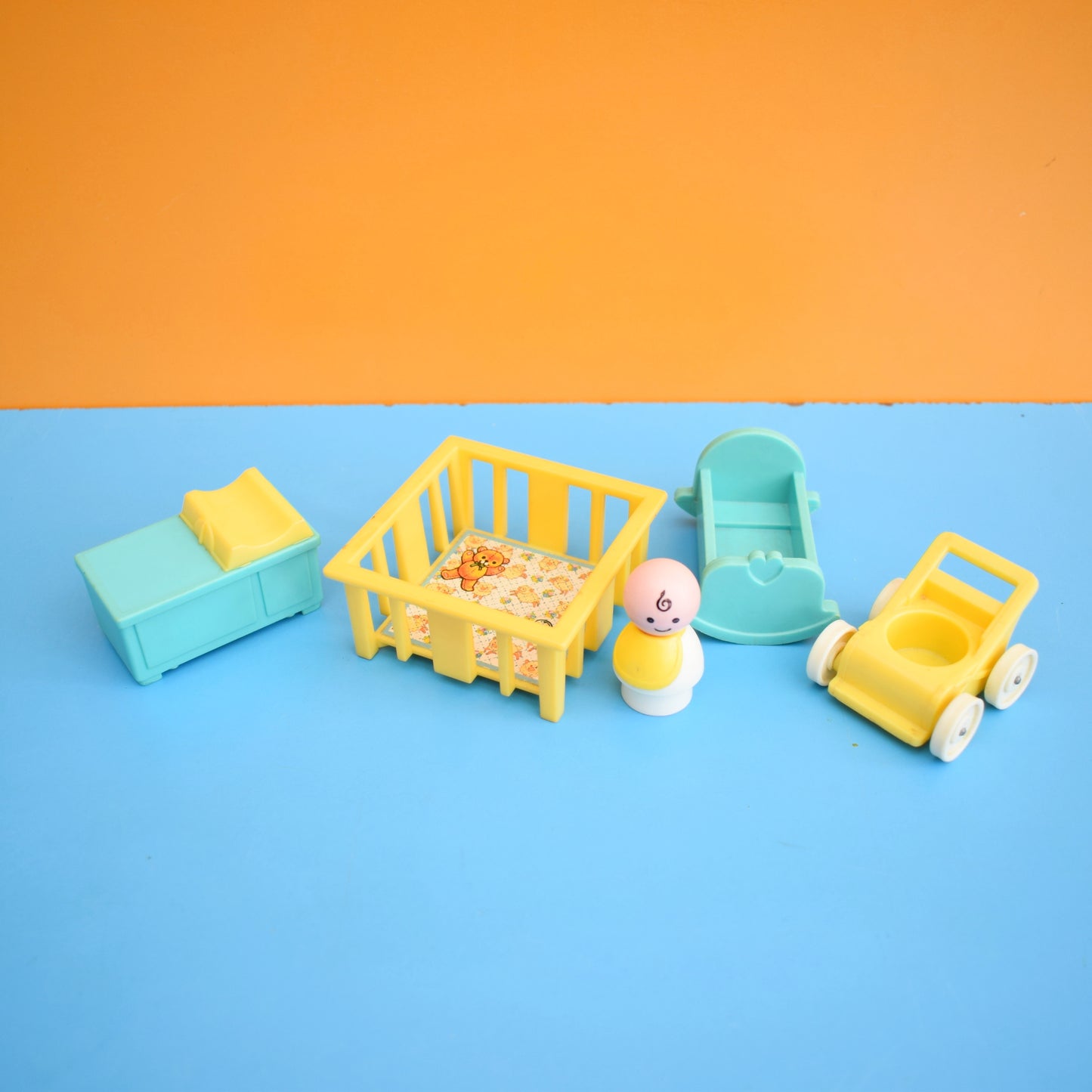 Vintage 1970s Fisher Price Nursery Sets